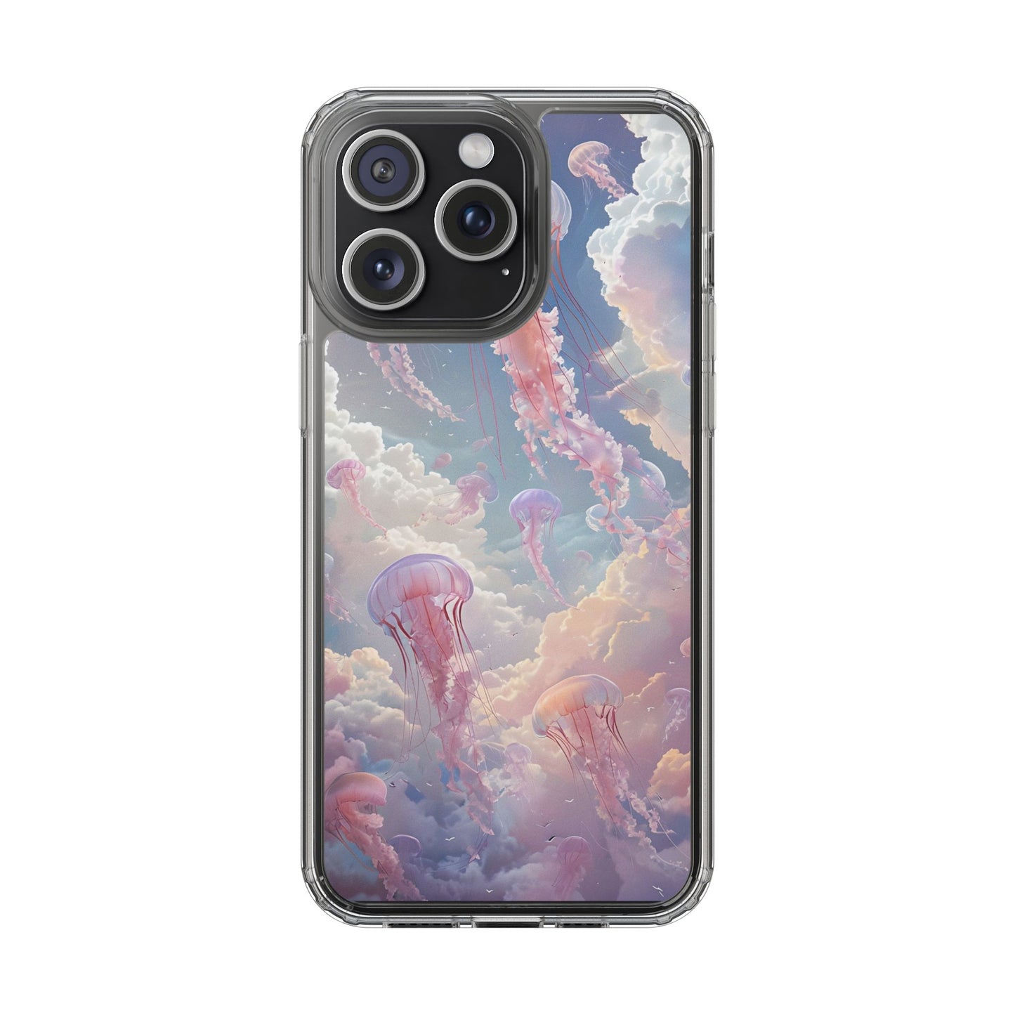 Dreamy Jellyfish Clear Phone Case - Aesthetic Ocean Design