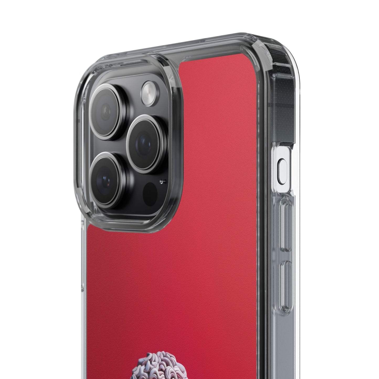 Clear Case with Smiley Face Design