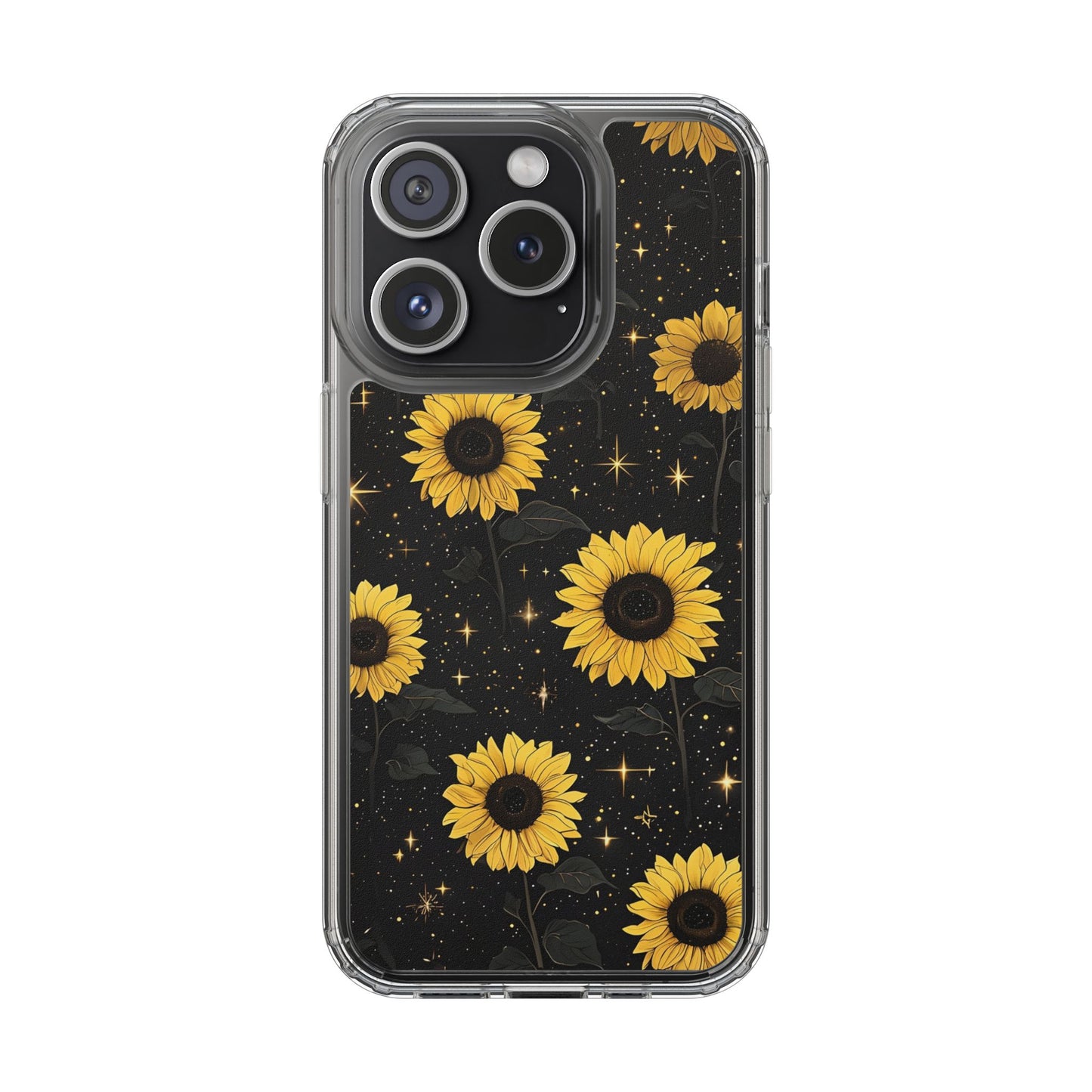 Sunflower Clear Phone Case - Floral Design for Nature Lovers