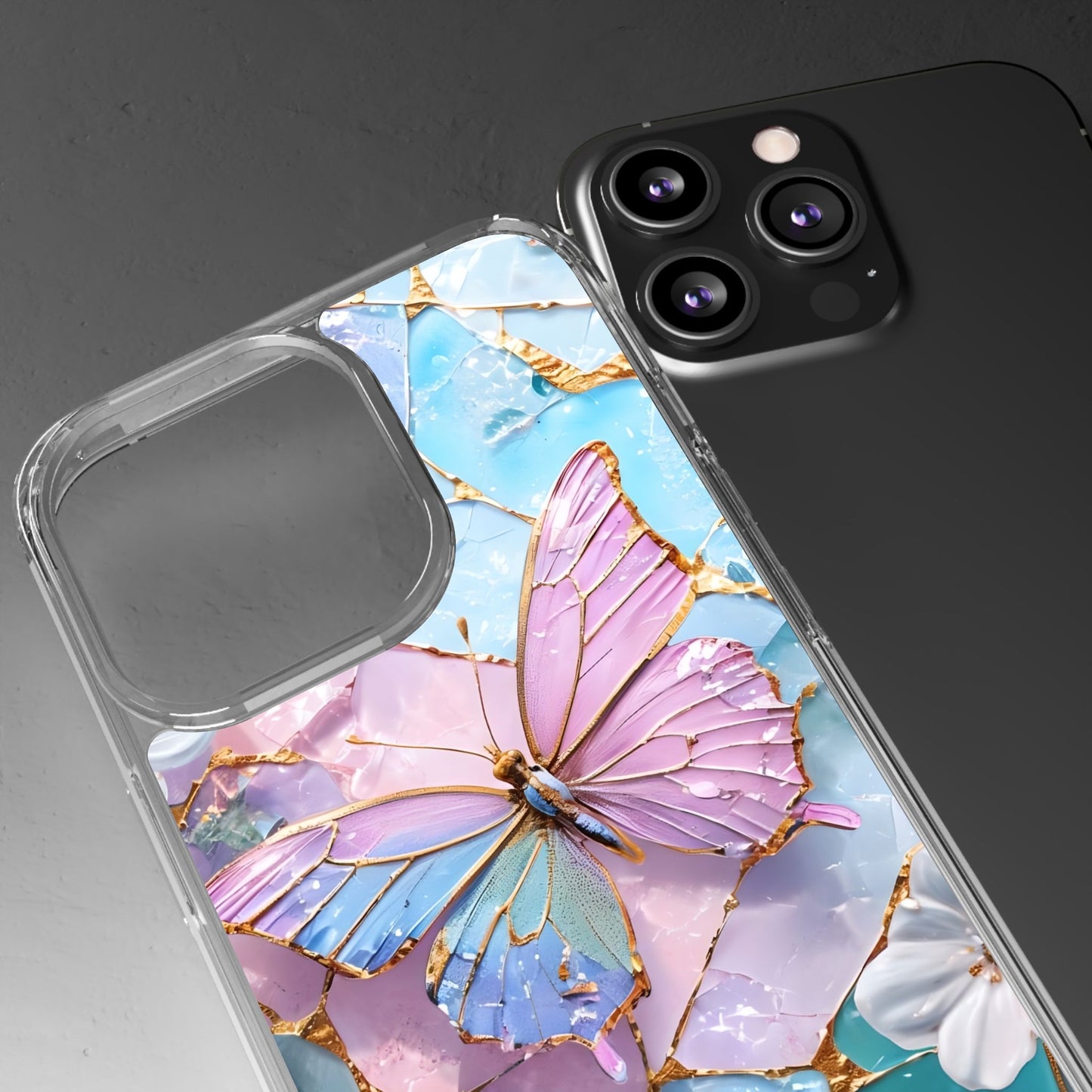 Butterfly-Stained Glass Phone Case