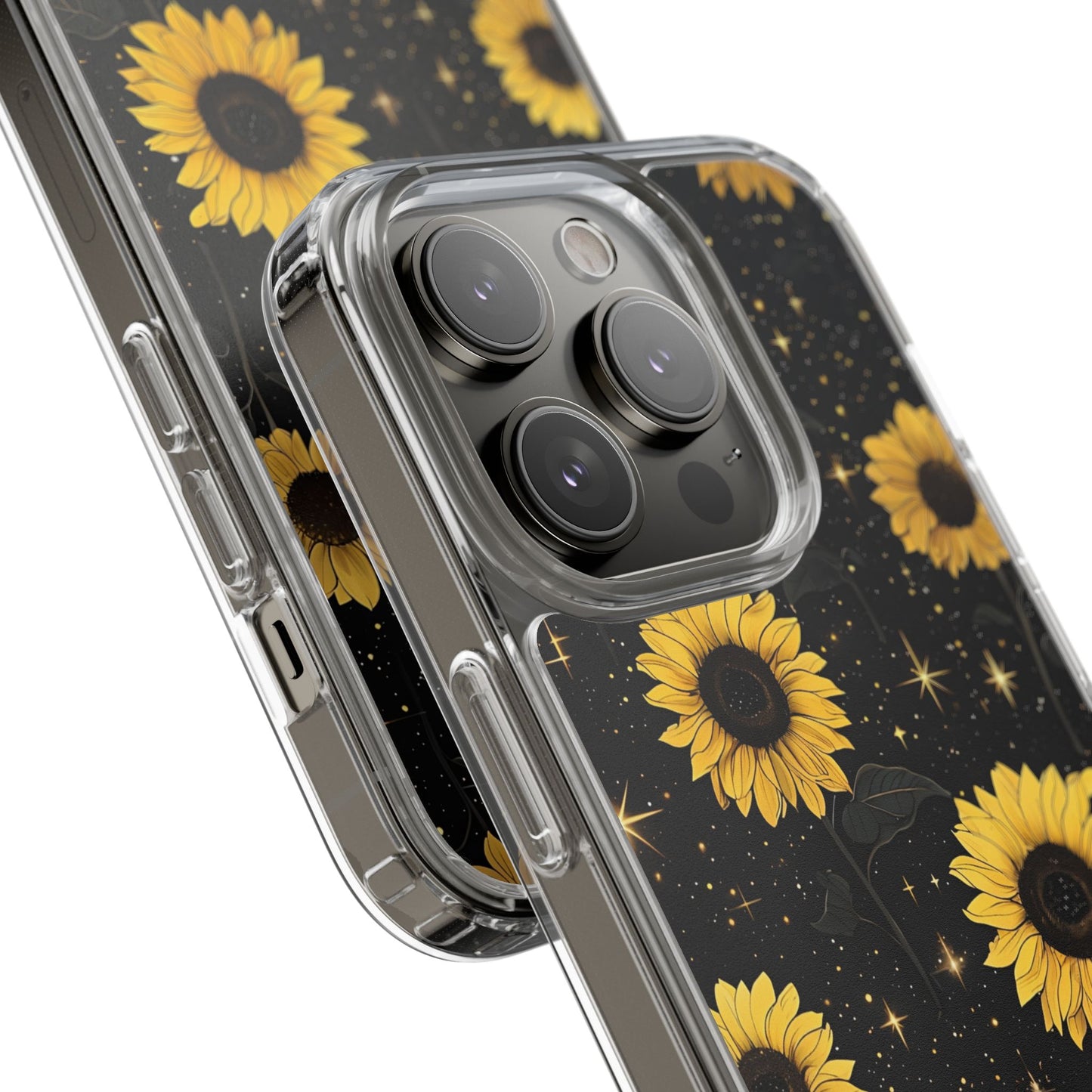 Sunflower Clear Phone Case - Floral Design for Nature Lovers