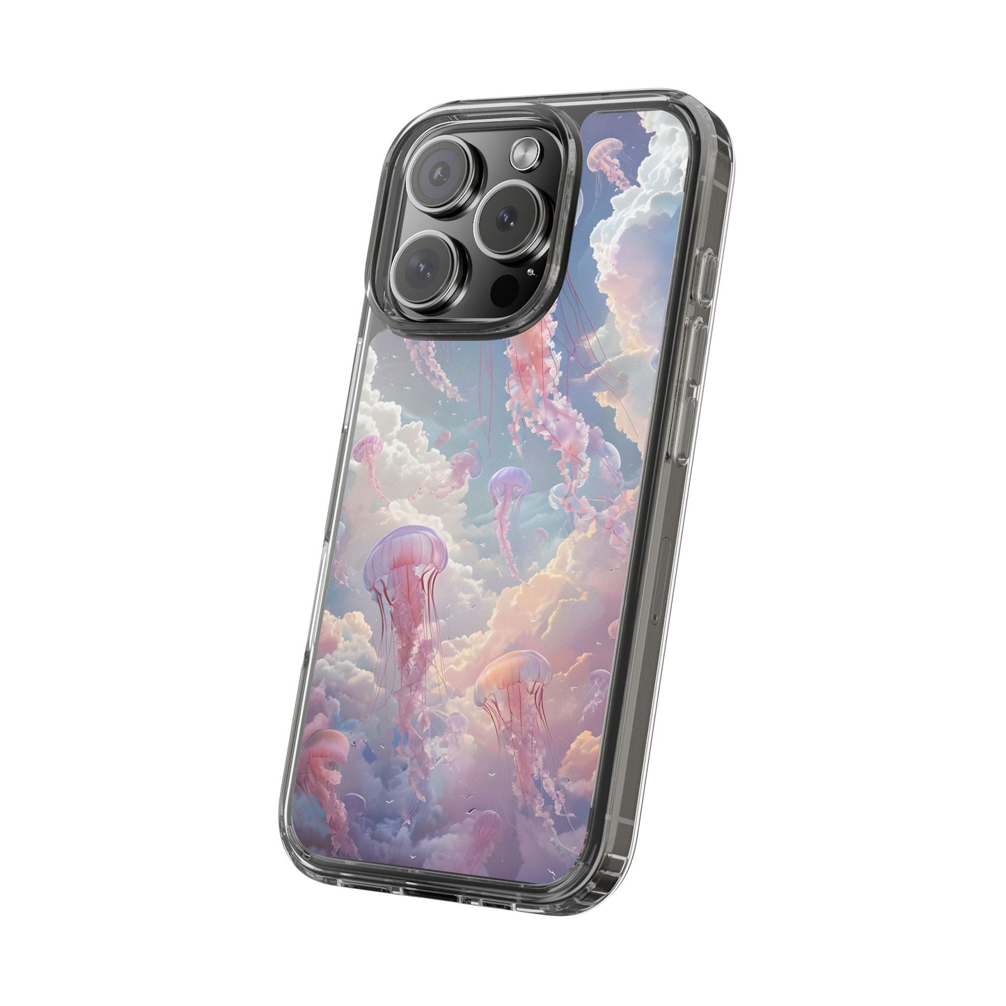 Dreamy Jellyfish Clear Phone Case - Aesthetic Ocean Design