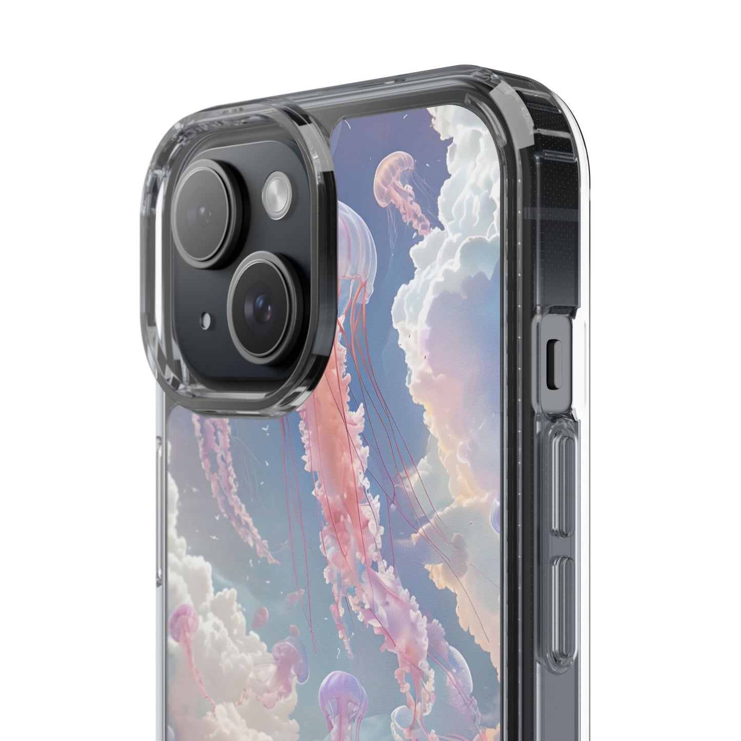 Dreamy Jellyfish Clear Phone Case - Aesthetic Ocean Design