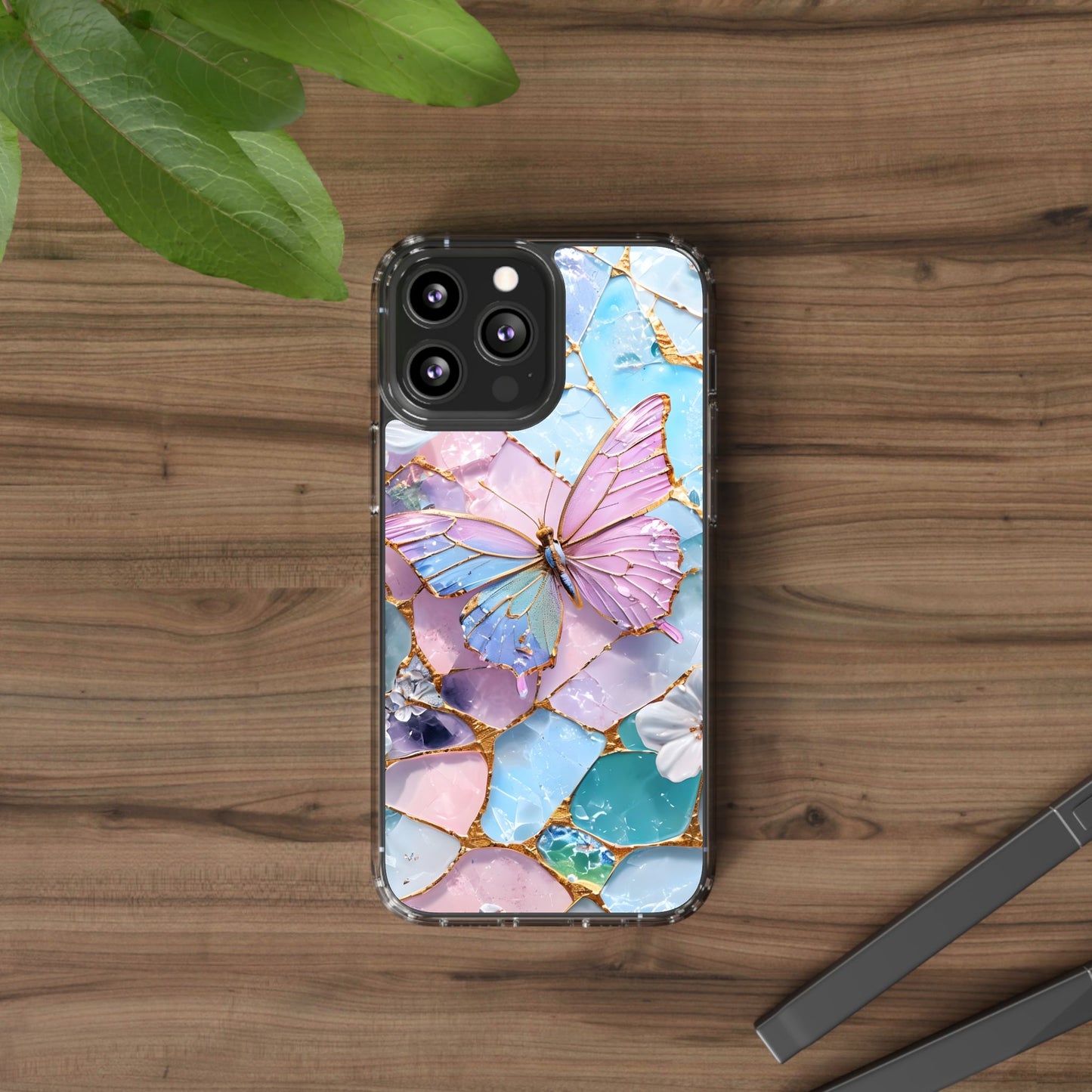 Butterfly-Stained Glass Phone Case