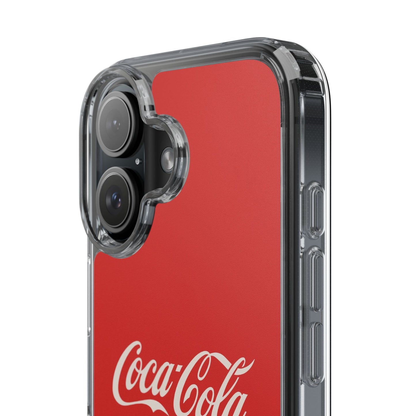 Coca-Cola Clear Phone Cases, Retro Style, Gift for Cola Lovers, Trendy Accessories, Customizable Phone Cover, Fun Collectible