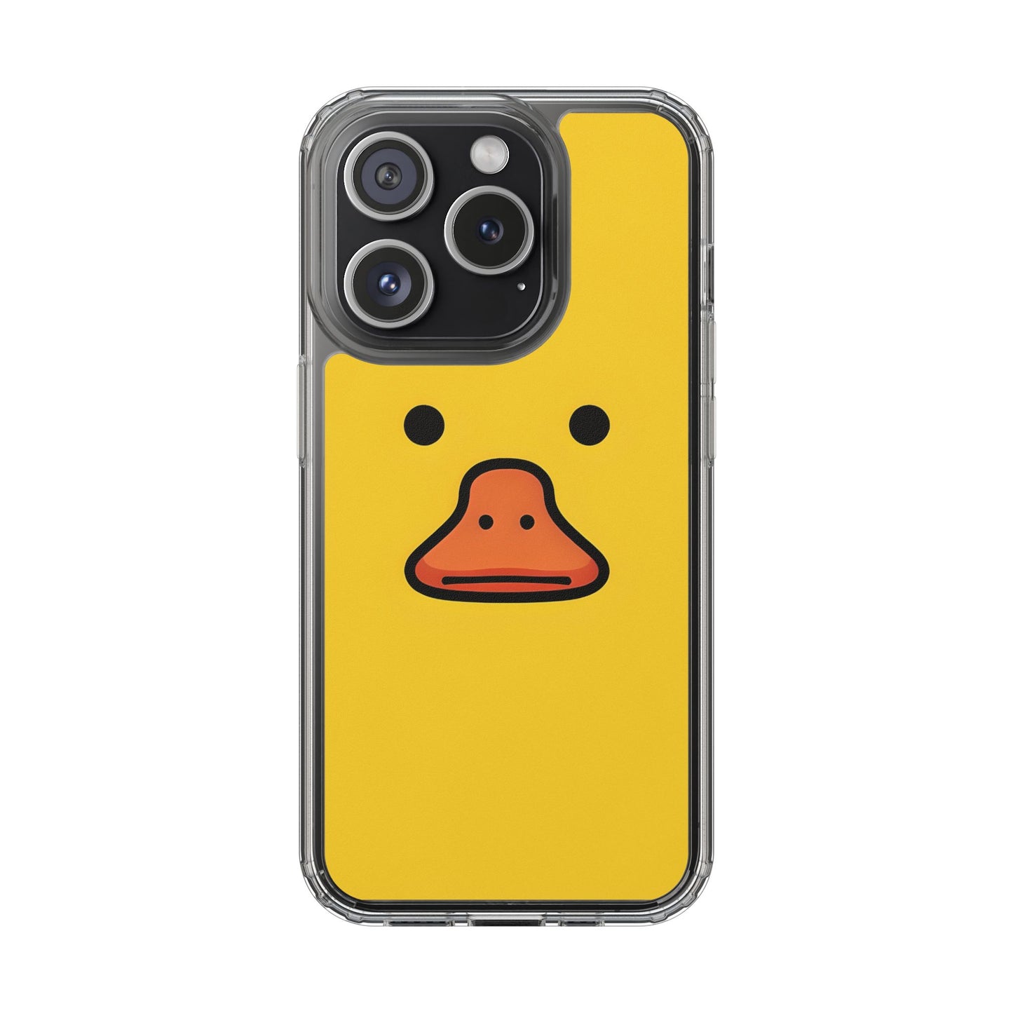Cute Duck Phone Case – Clear Cases for Animal Lovers