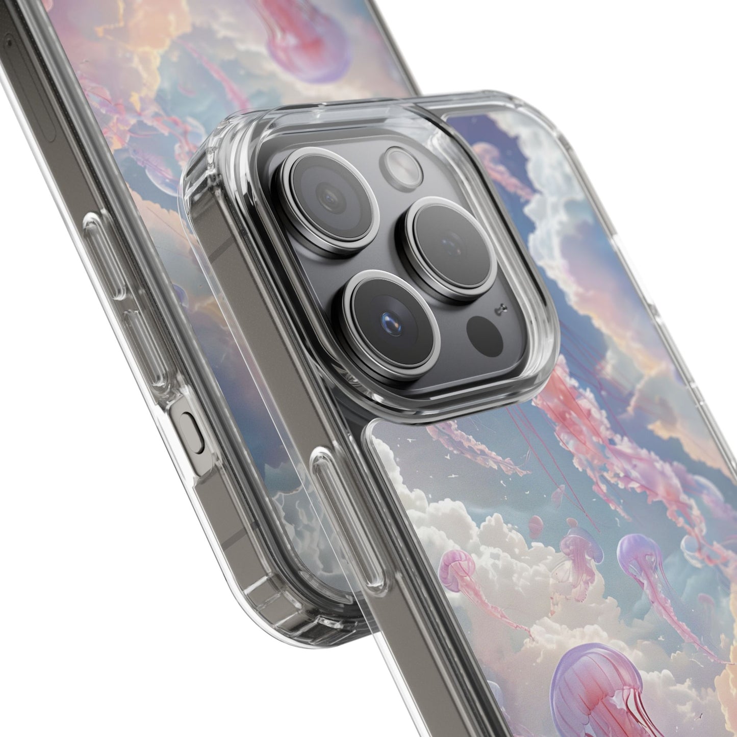 Dreamy Jellyfish Clear Phone Case - Aesthetic Ocean Design