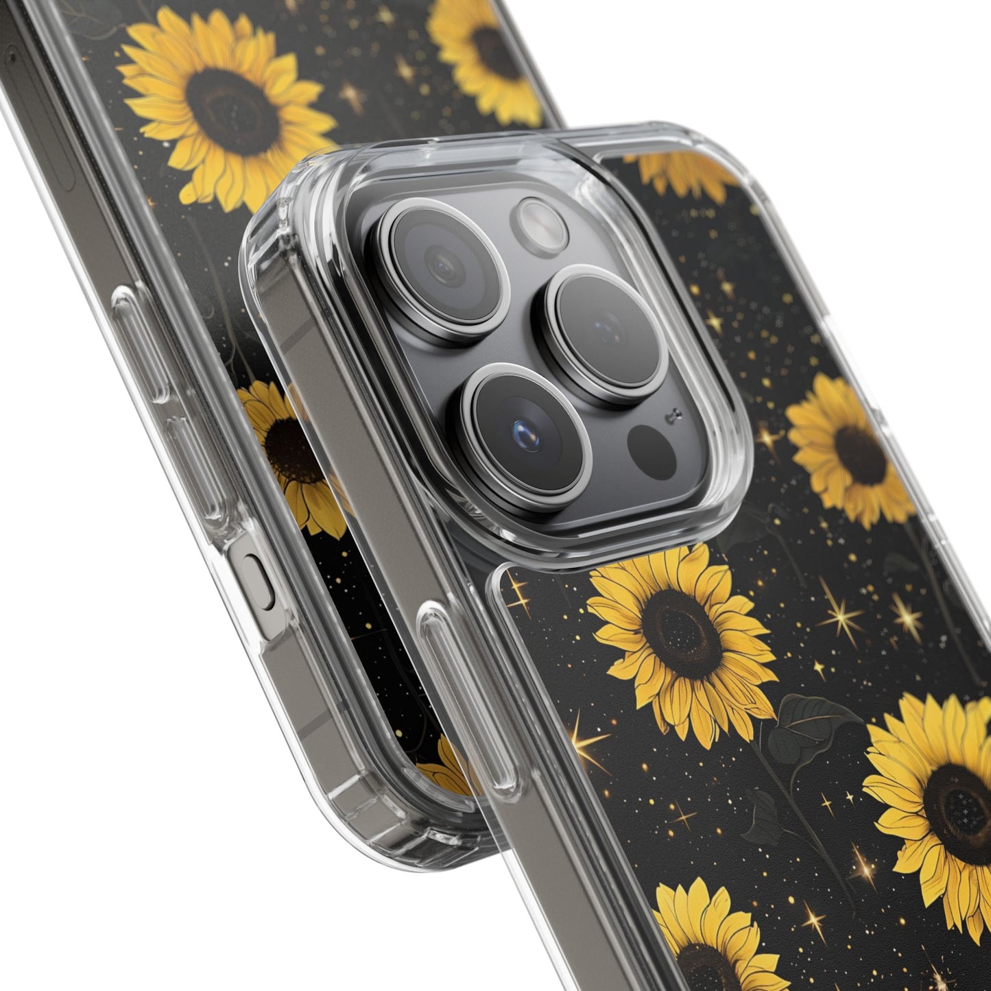 Sunflower Clear Phone Case - Floral Design for Nature Lovers