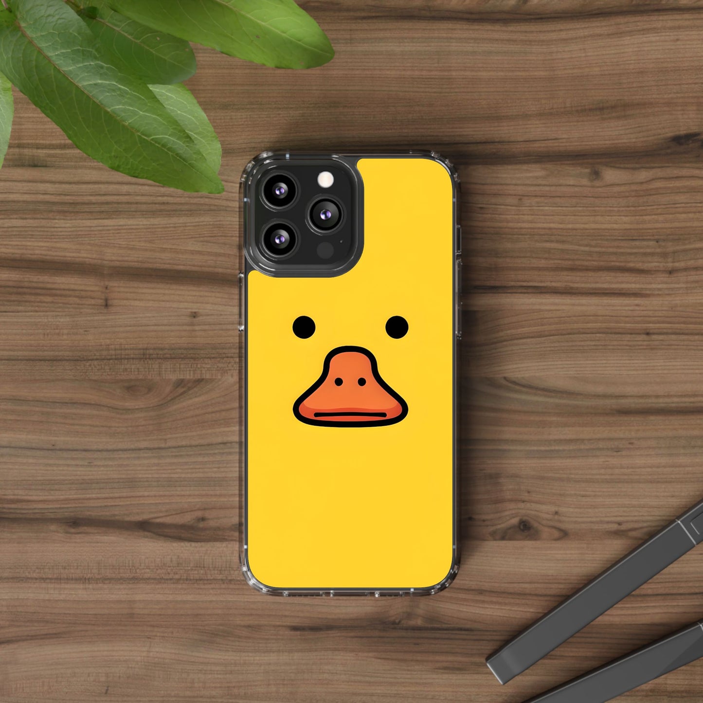 Cute Duck Phone Case – Clear Cases for Animal Lovers