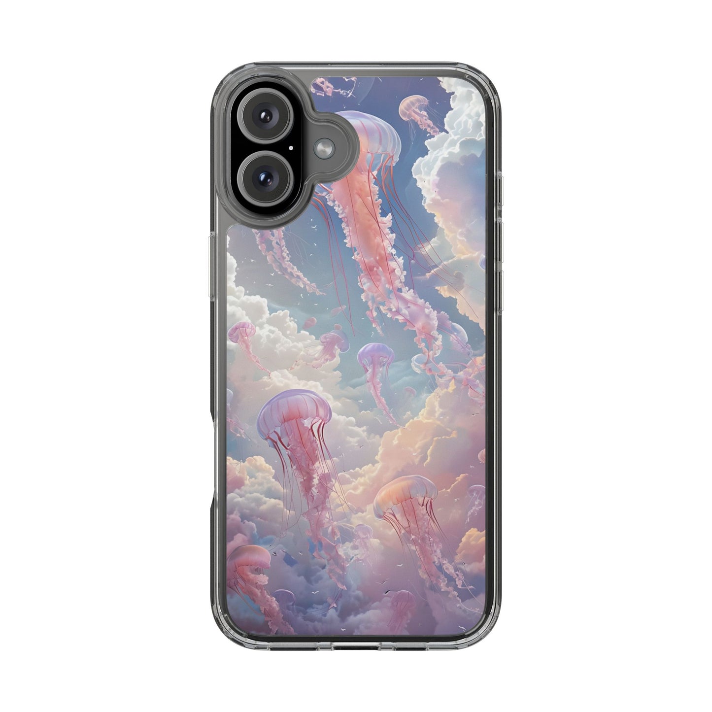 Dreamy Jellyfish Clear Phone Case - Aesthetic Ocean Design