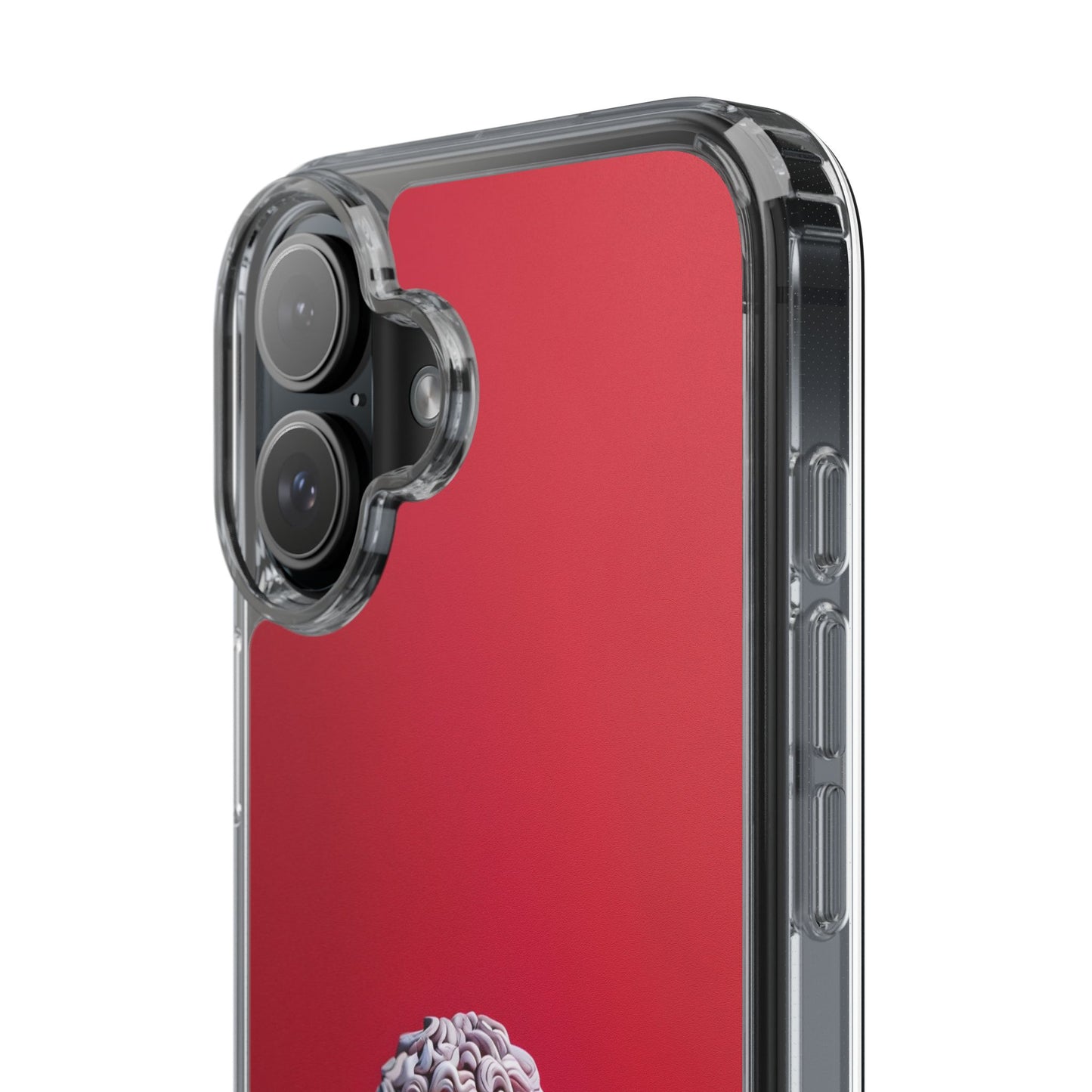 Clear Case with Smiley Face Design