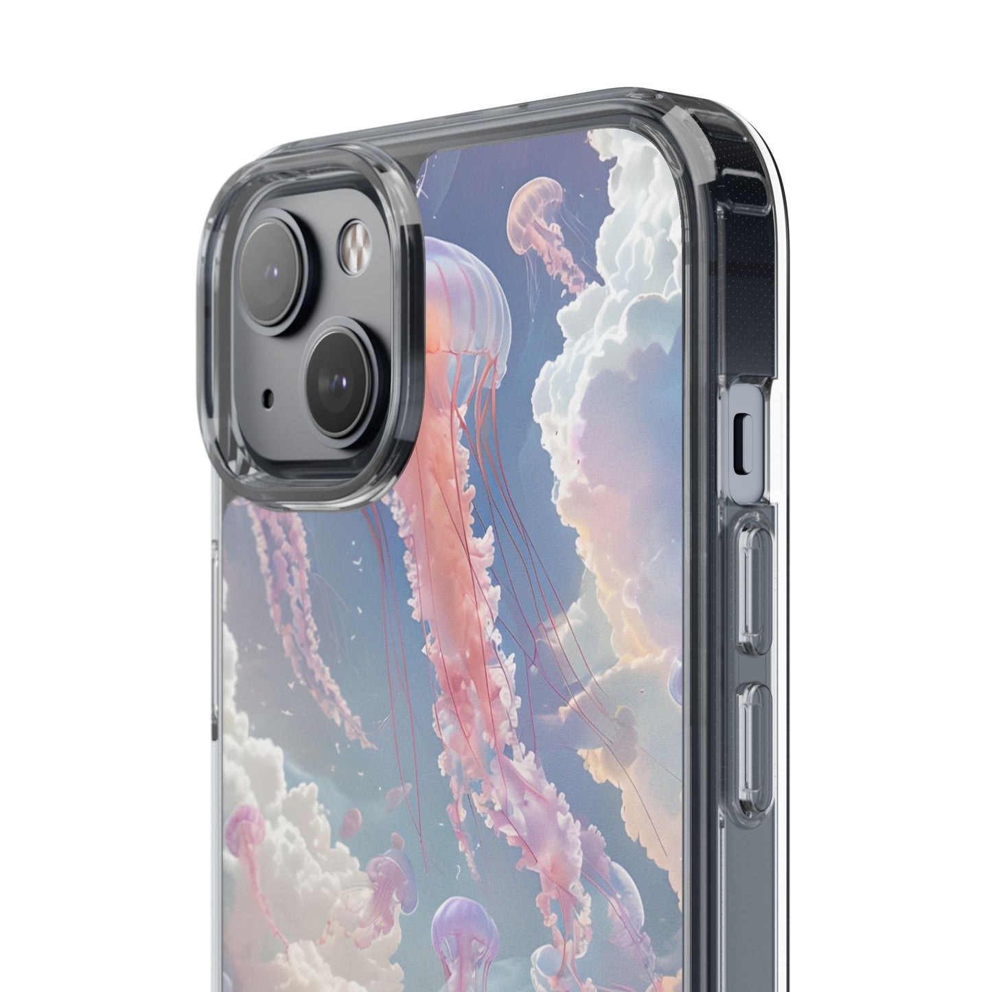 Dreamy Jellyfish Clear Phone Case - Aesthetic Ocean Design