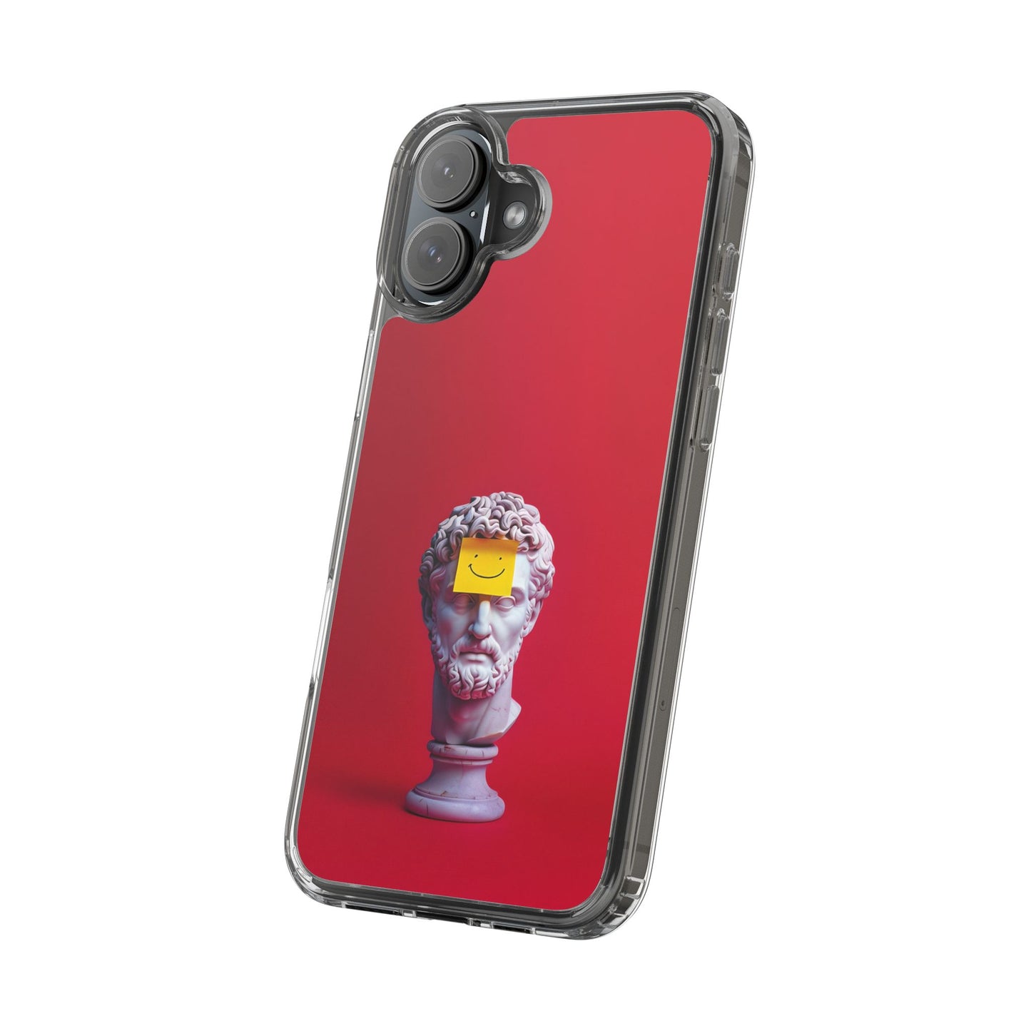 Clear Case with Smiley Face Design