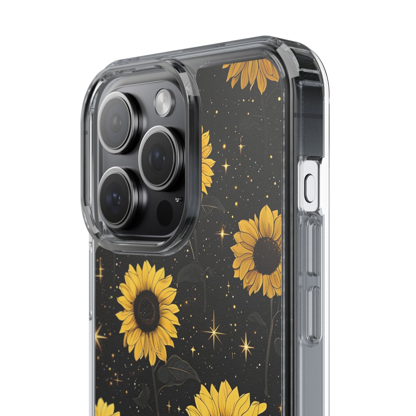 Sunflower Clear Phone Case - Floral Design for Nature Lovers