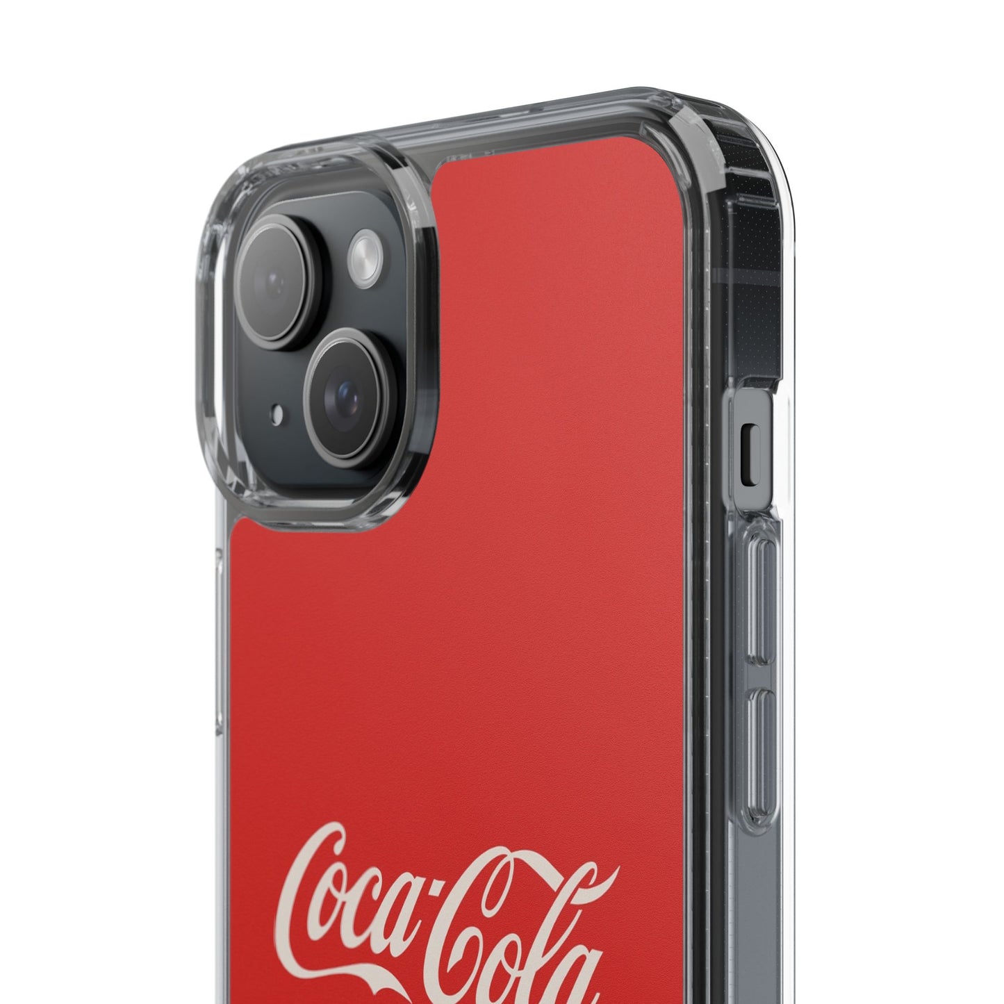Coca-Cola Clear Phone Cases, Retro Style, Gift for Cola Lovers, Trendy Accessories, Customizable Phone Cover, Fun Collectible