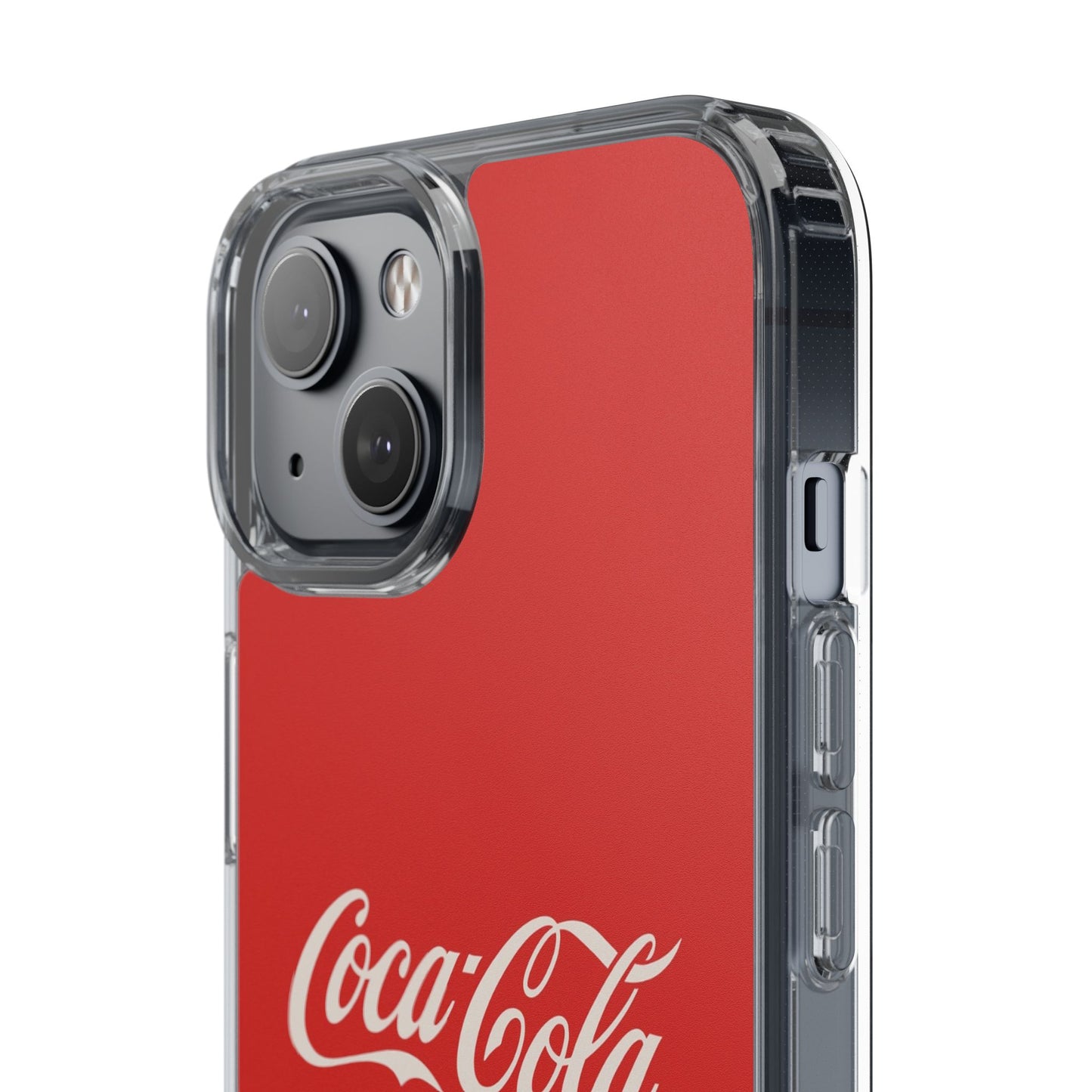 Coca-Cola Clear Phone Cases, Retro Style, Gift for Cola Lovers, Trendy Accessories, Customizable Phone Cover, Fun Collectible