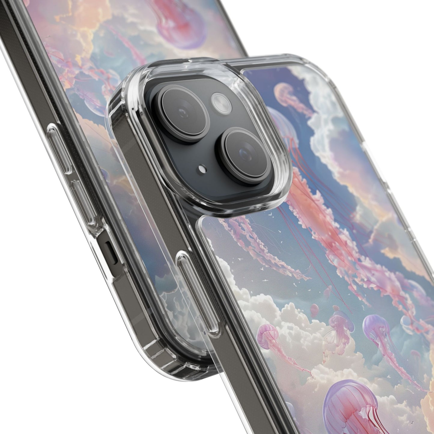 Dreamy Jellyfish Clear Phone Case - Aesthetic Ocean Design