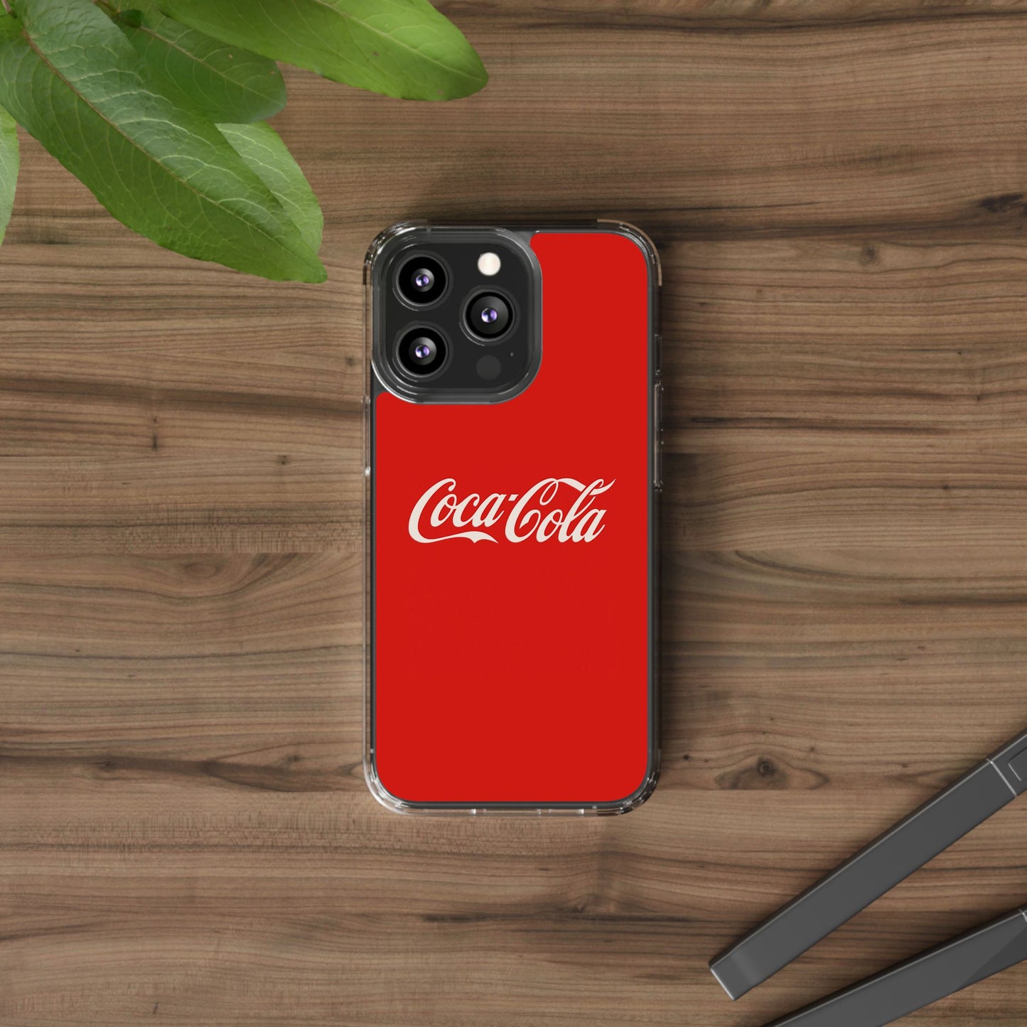 Coca-Cola Clear Phone Cases, Retro Style, Gift for Cola Lovers, Trendy Accessories, Customizable Phone Cover, Fun Collectible