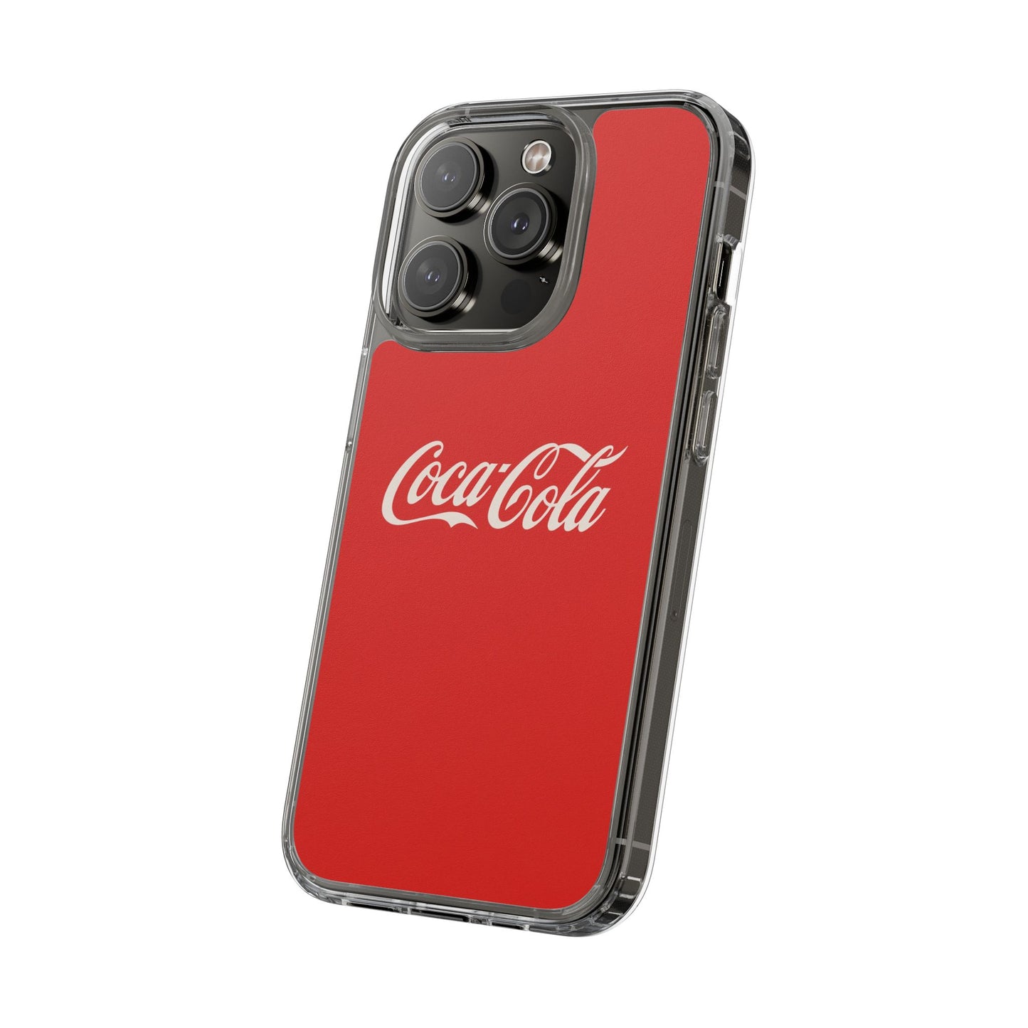 Coca-Cola Clear Phone Cases, Retro Style, Gift for Cola Lovers, Trendy Accessories, Customizable Phone Cover, Fun Collectible