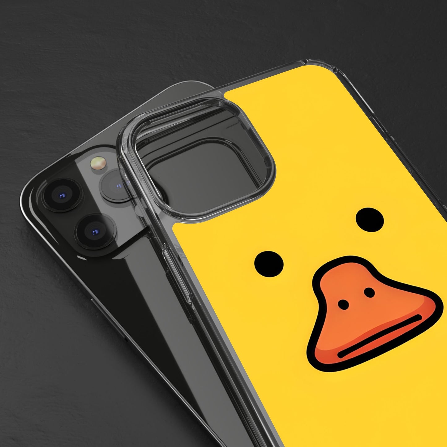 Cute Duck Phone Case – Clear Cases for Animal Lovers