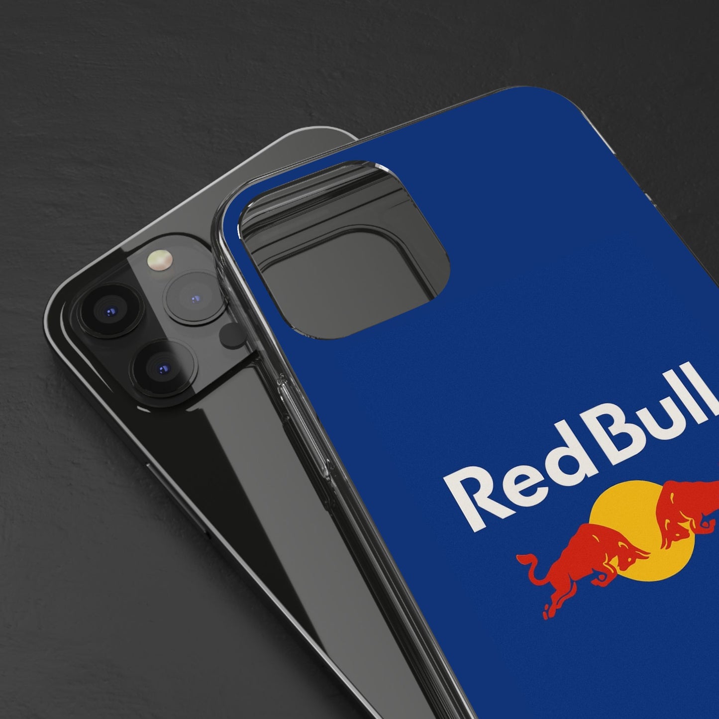 Red Bull Clear Phone Case - Sleek Protection for Fans
