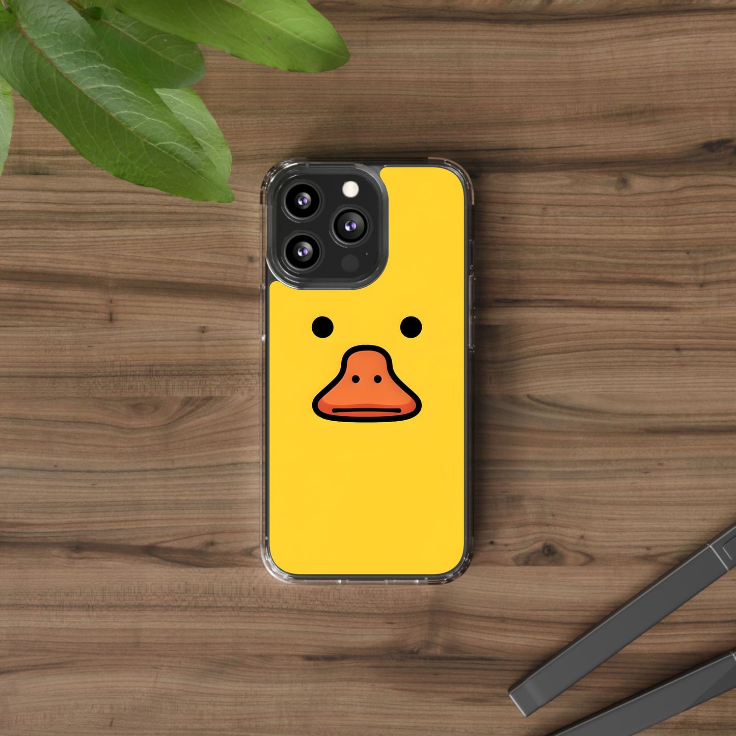 Cute Duck Phone Case – Clear Cases for Animal Lovers