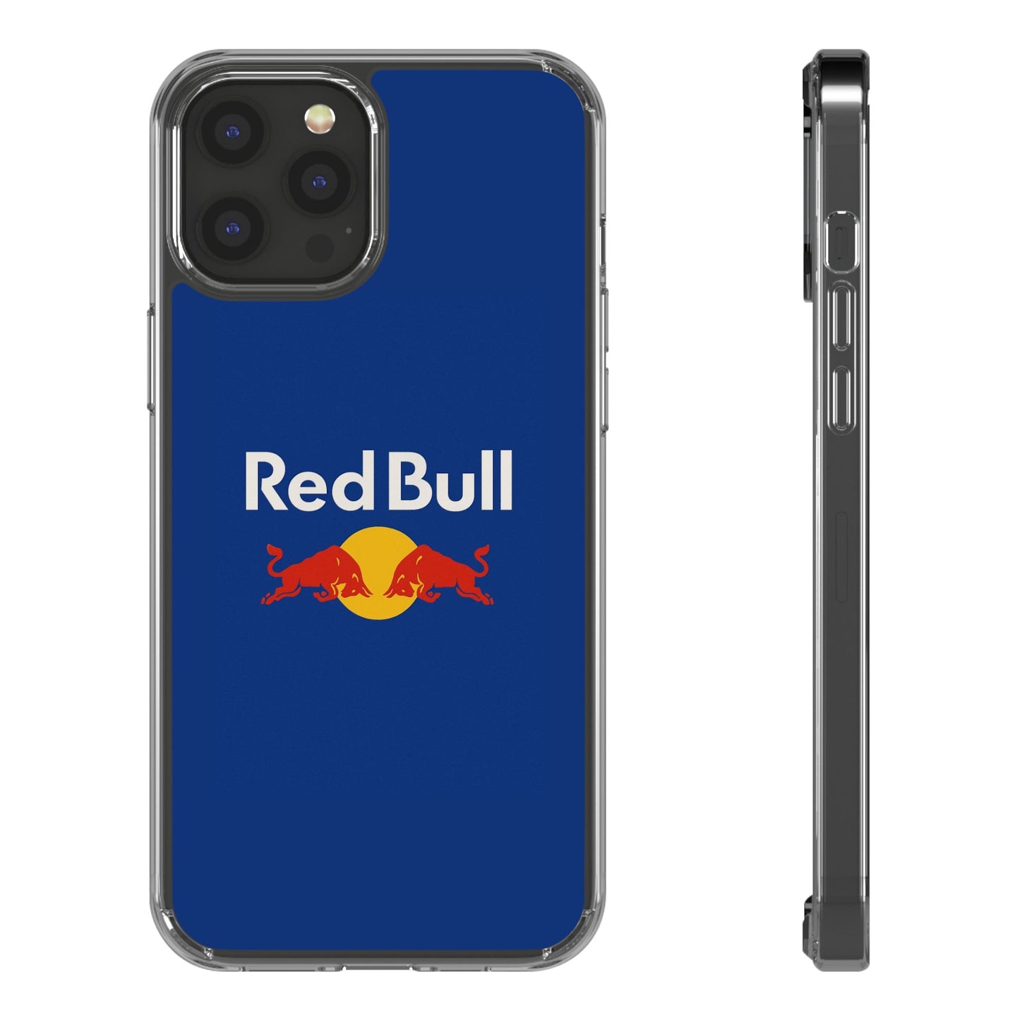 Red Bull Clear Phone Case - Sleek Protection for Fans