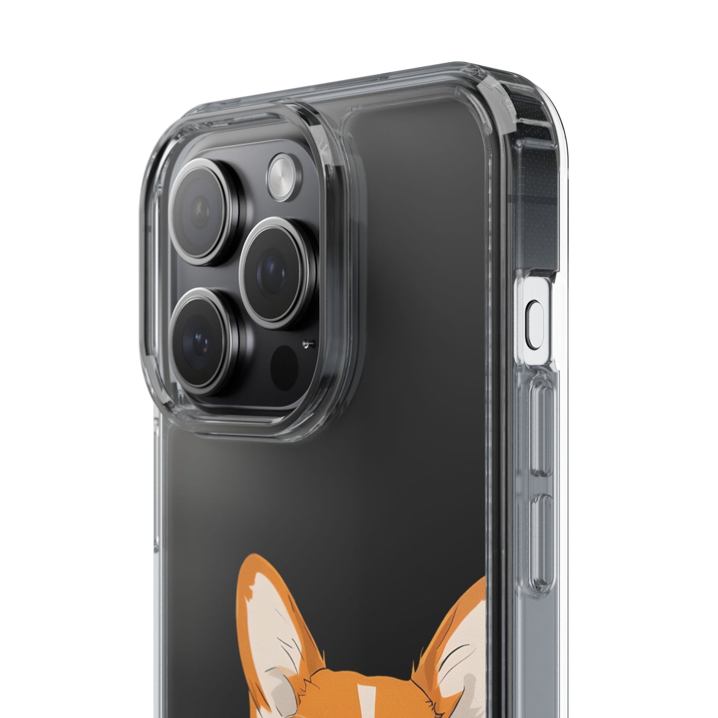 Cute Corgi Clear Phone Case - Pet Lover's Accessory