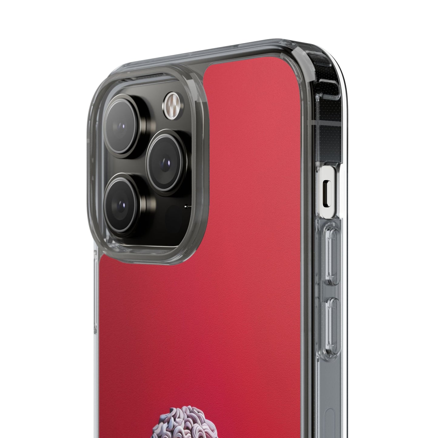 Clear Case with Smiley Face Design