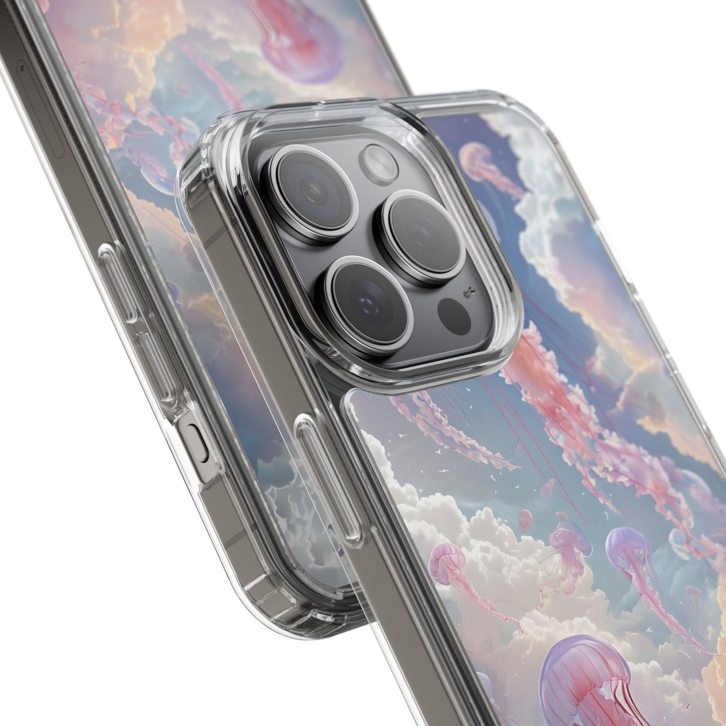 Dreamy Jellyfish Clear Phone Case - Aesthetic Ocean Design