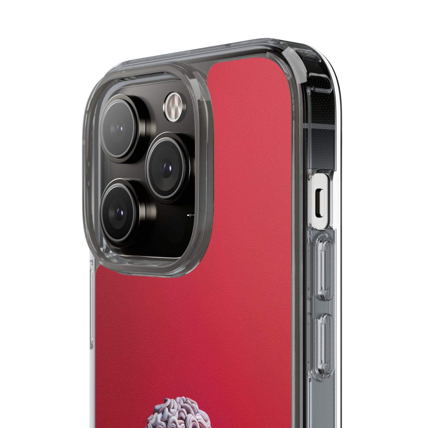 Clear Case with Smiley Face Design