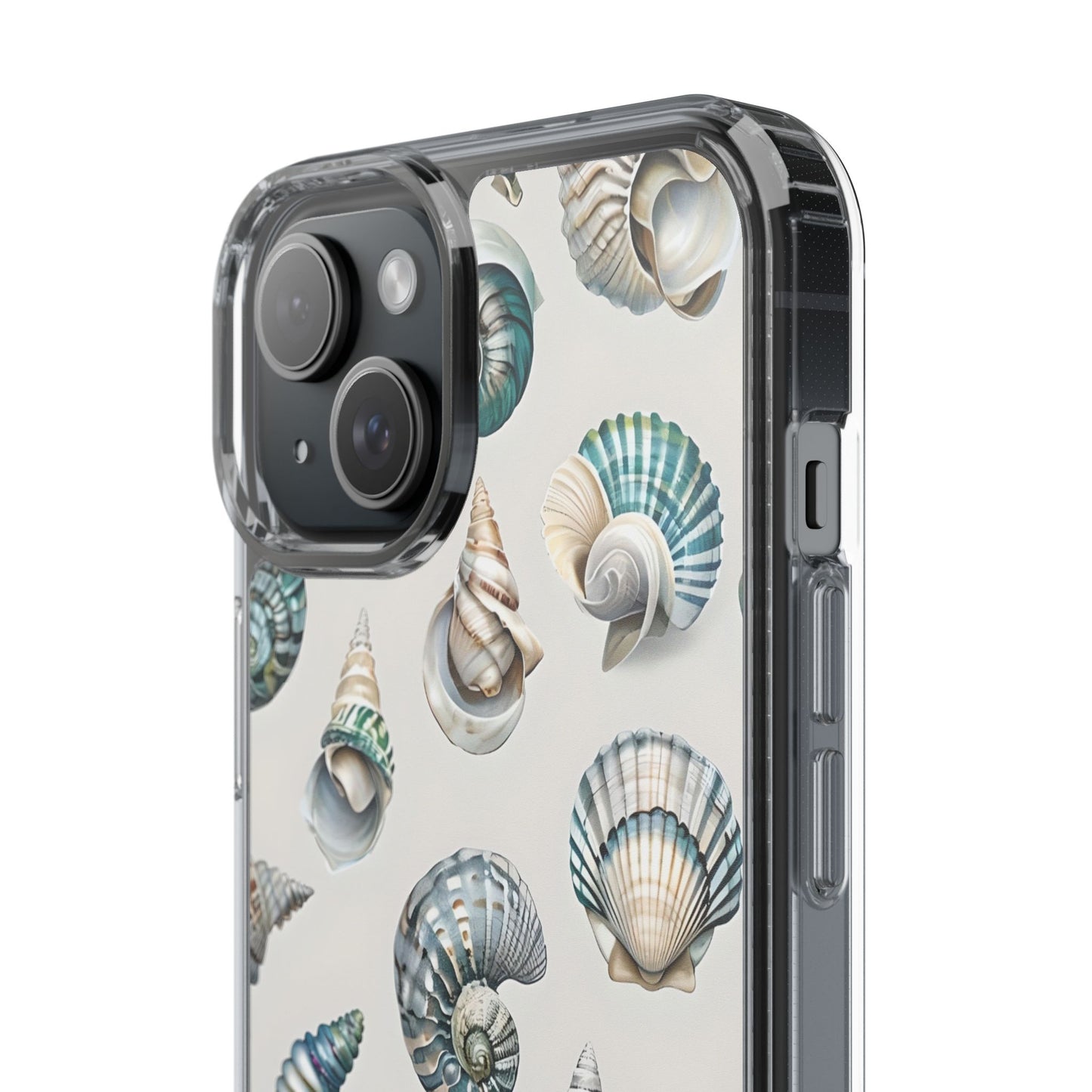 Seashell Clear Phone Case - Coastal Beach Decor