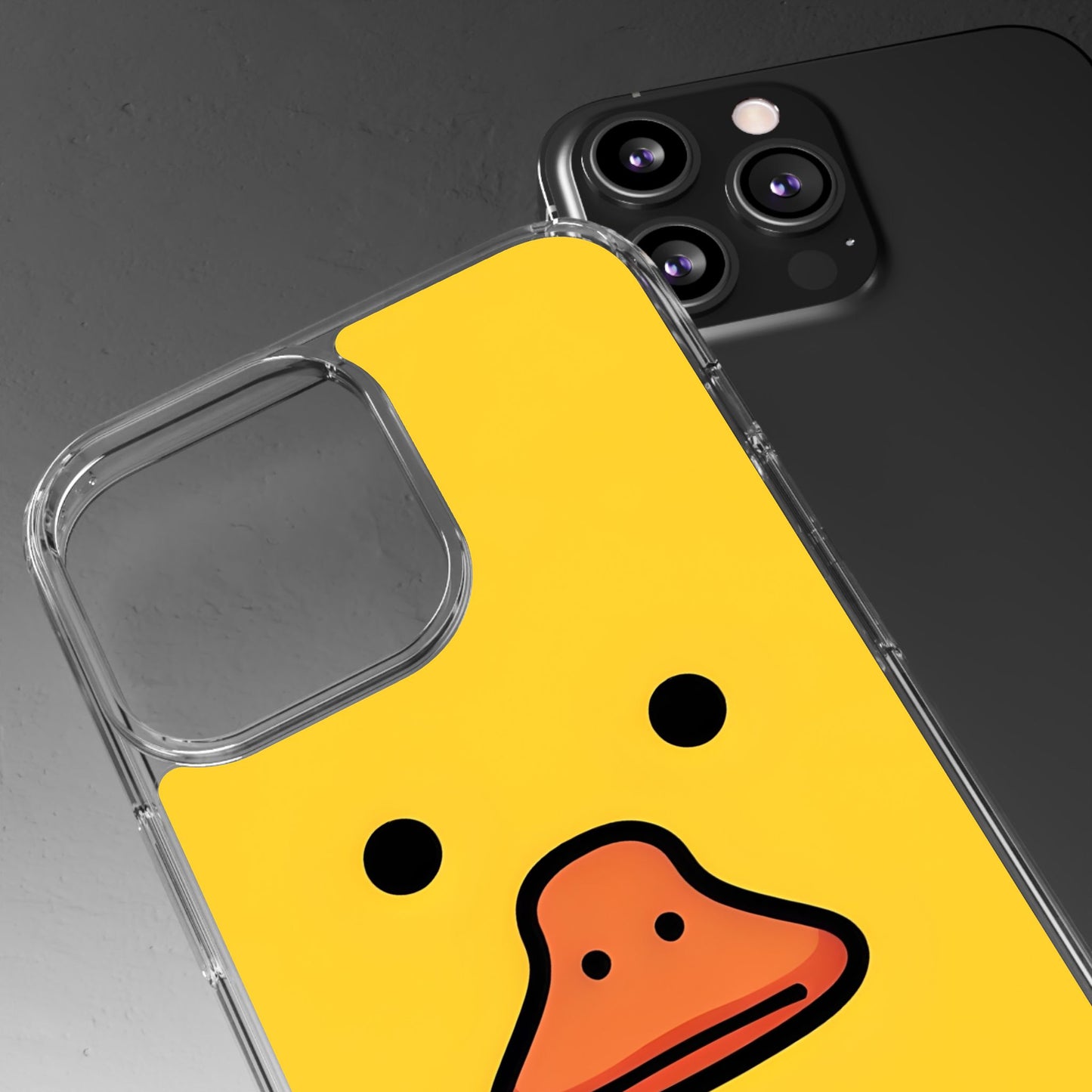 Cute Duck Phone Case – Clear Cases for Animal Lovers