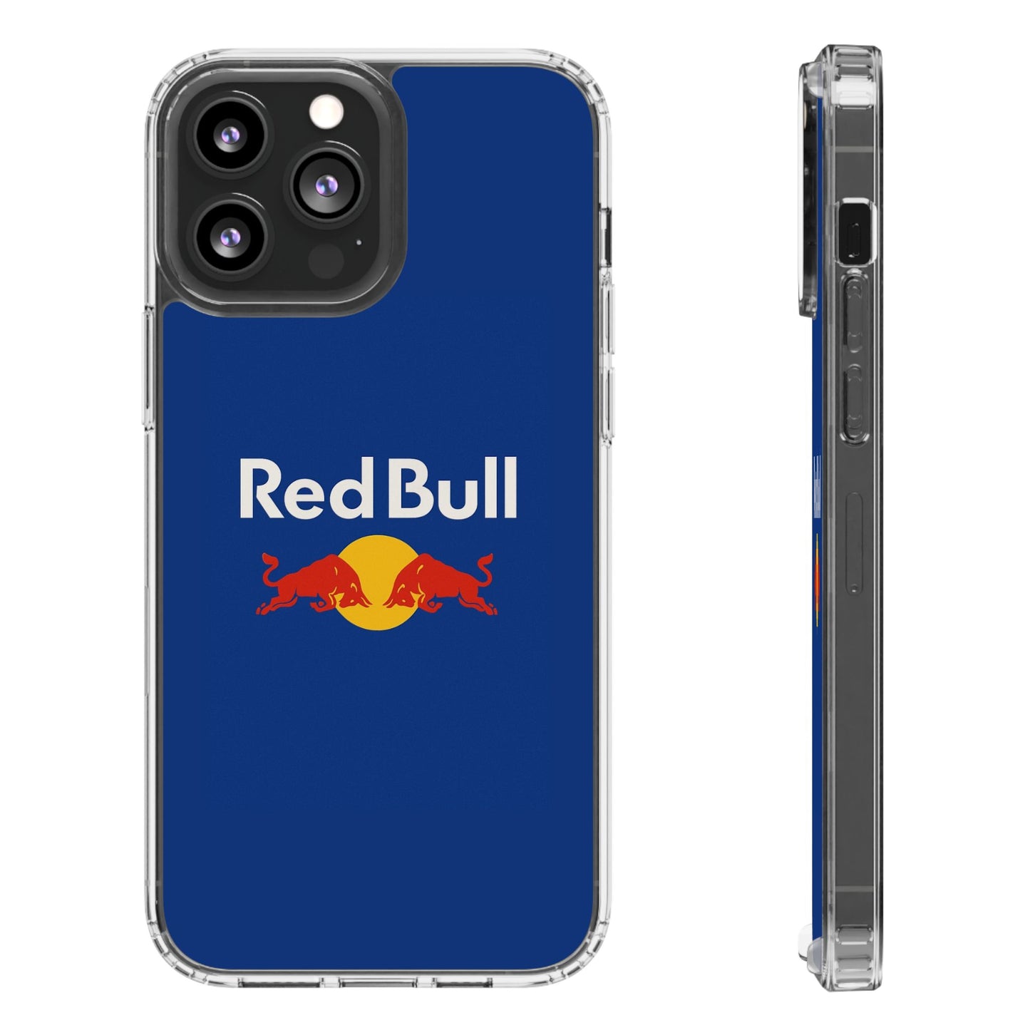 Red Bull Clear Phone Case - Sleek Protection for Fans