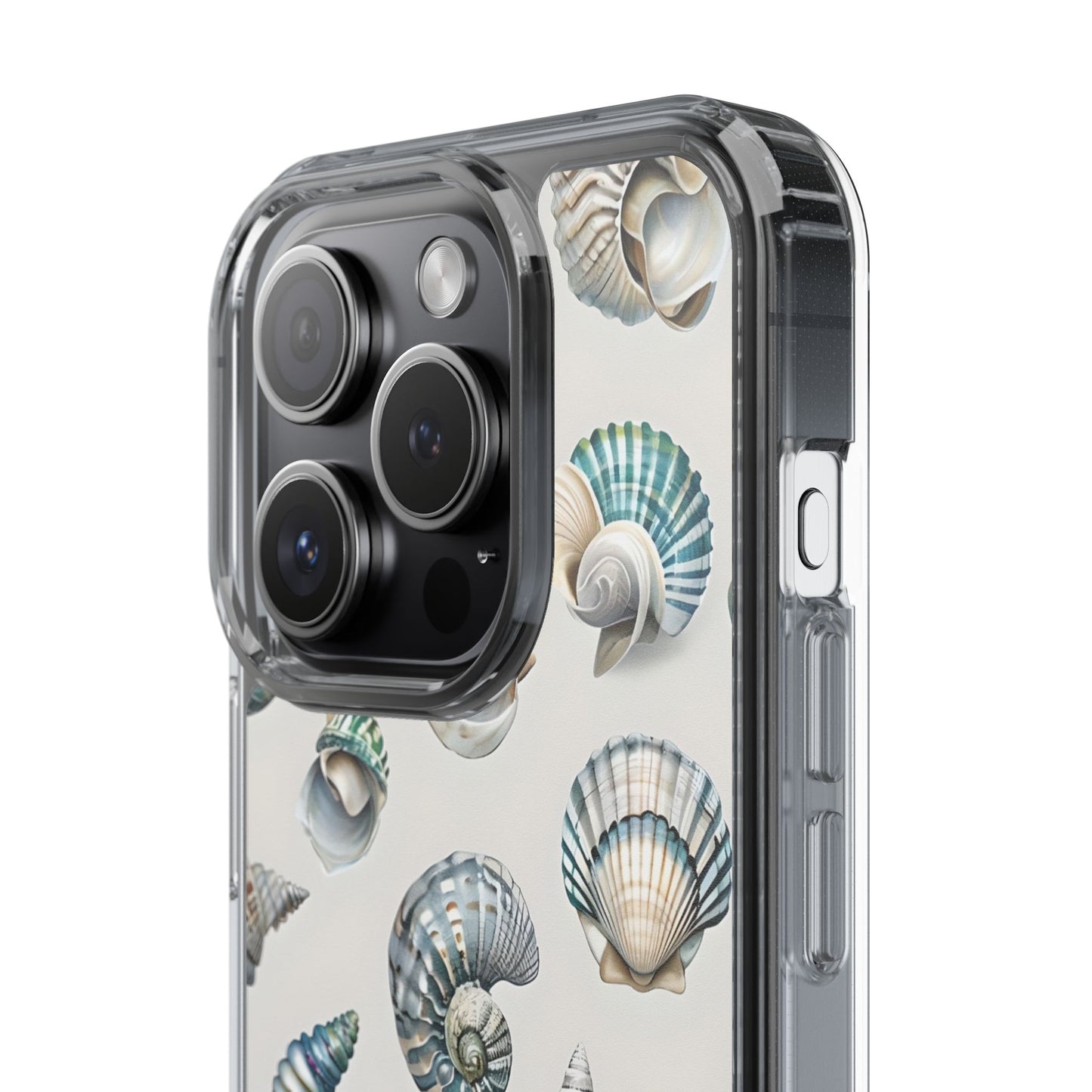 Seashell Clear Phone Case - Coastal Beach Decor