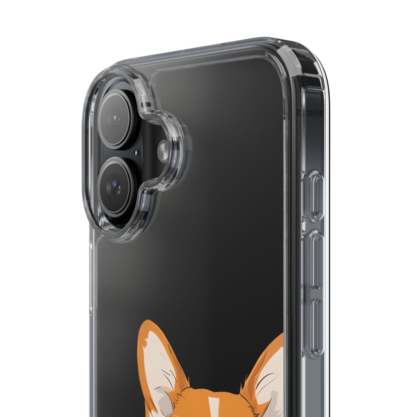 Cute Corgi Clear Phone Case - Pet Lover's Accessory