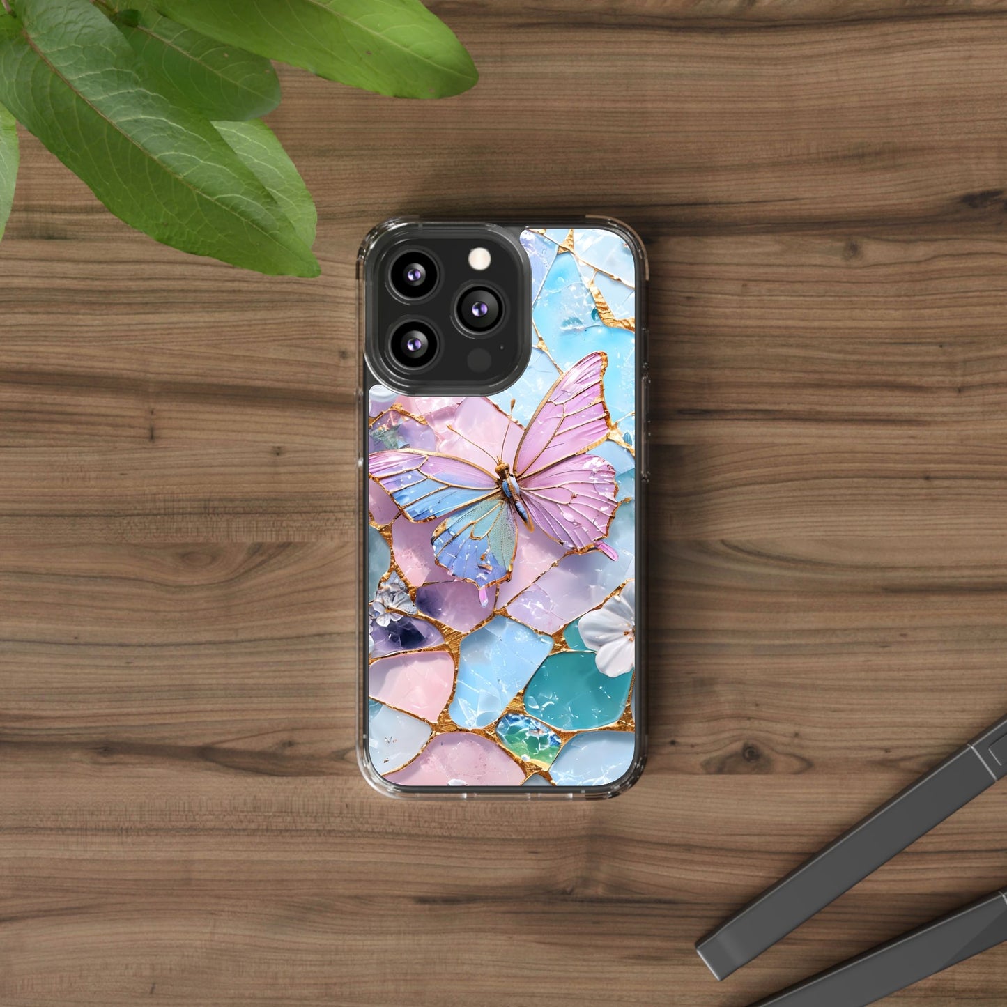 Butterfly-Stained Glass Phone Case