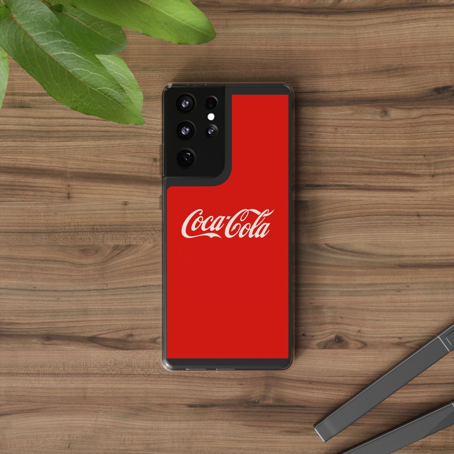 Coca-Cola Clear Phone Cases, Retro Style, Gift for Cola Lovers, Trendy Accessories, Customizable Phone Cover, Fun Collectible