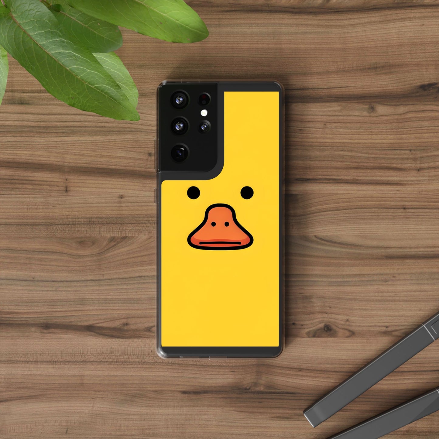Cute Duck Phone Case – Clear Cases for Animal Lovers