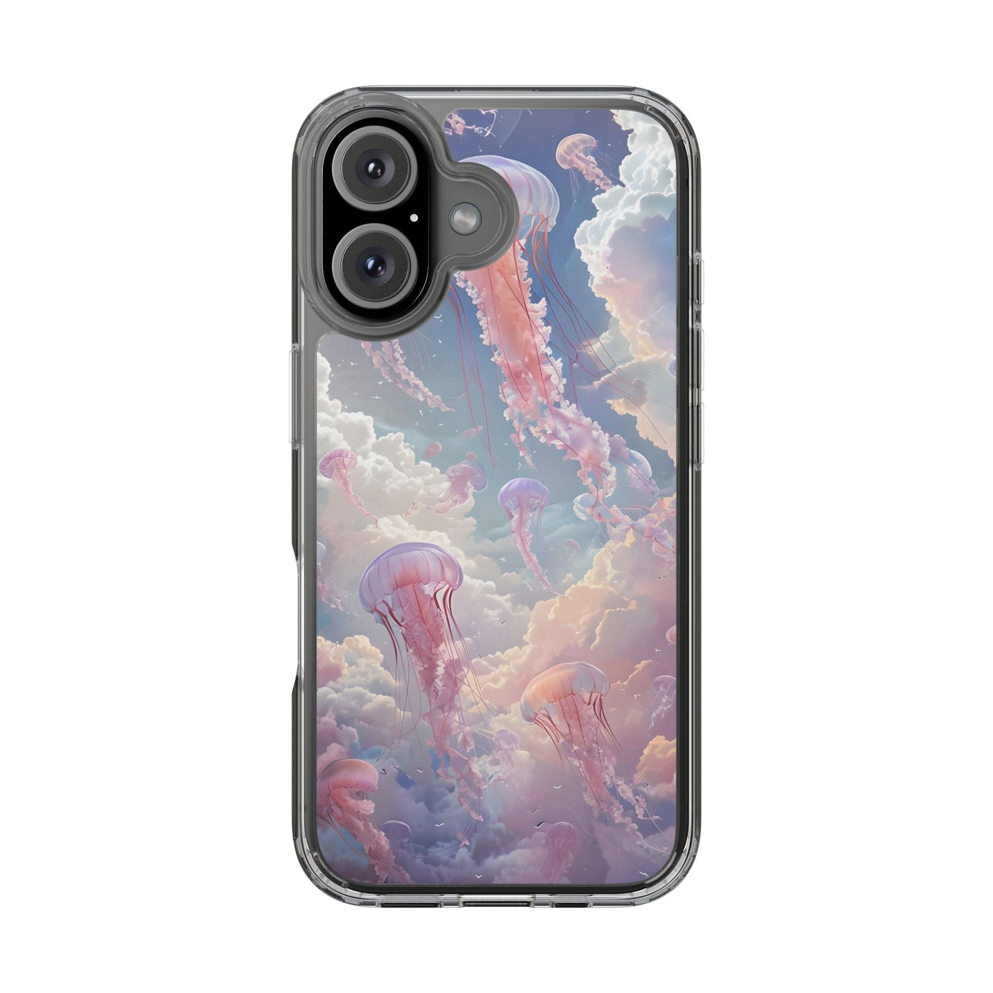 Dreamy Jellyfish Clear Phone Case - Aesthetic Ocean Design