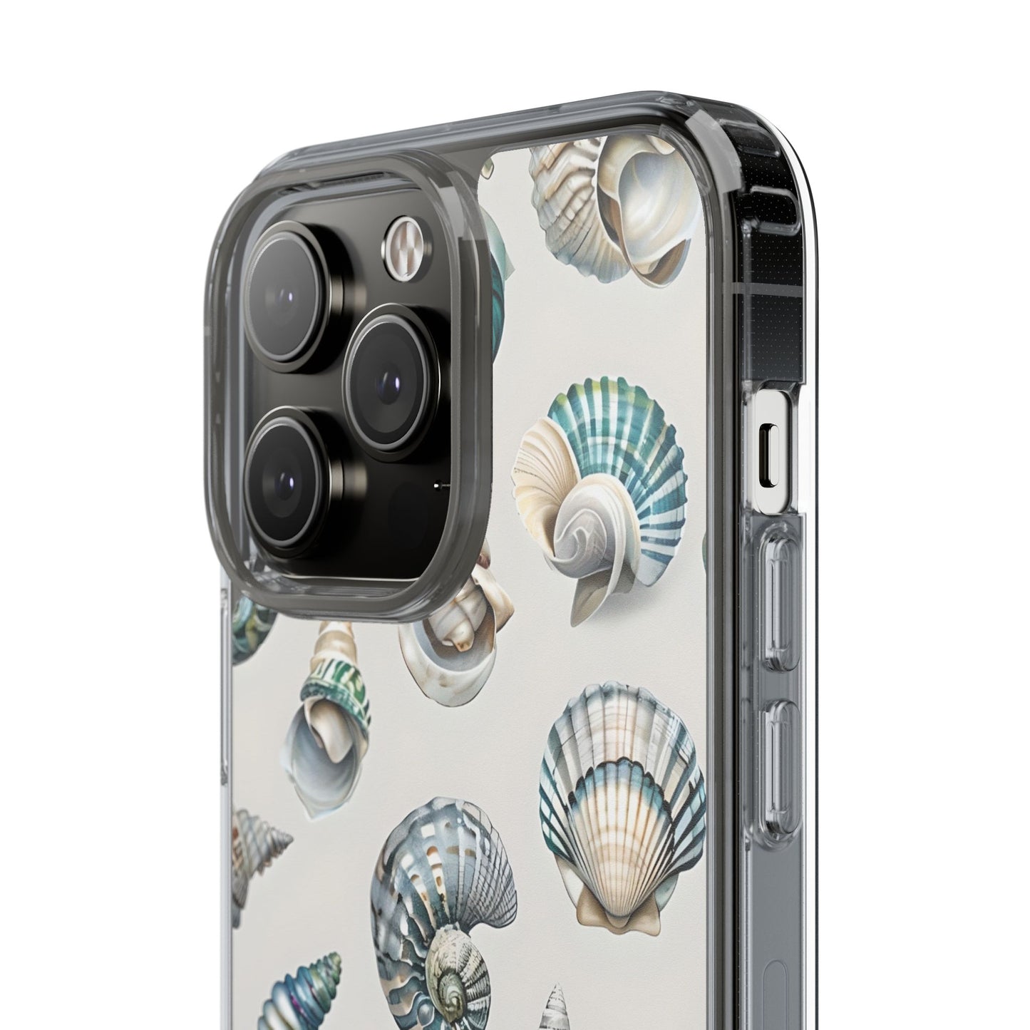 Seashell Clear Phone Case - Coastal Beach Decor
