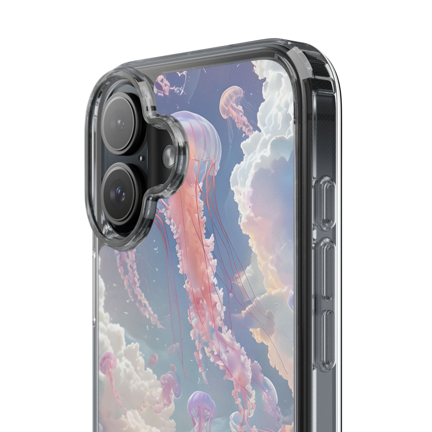 Dreamy Jellyfish Clear Phone Case - Aesthetic Ocean Design