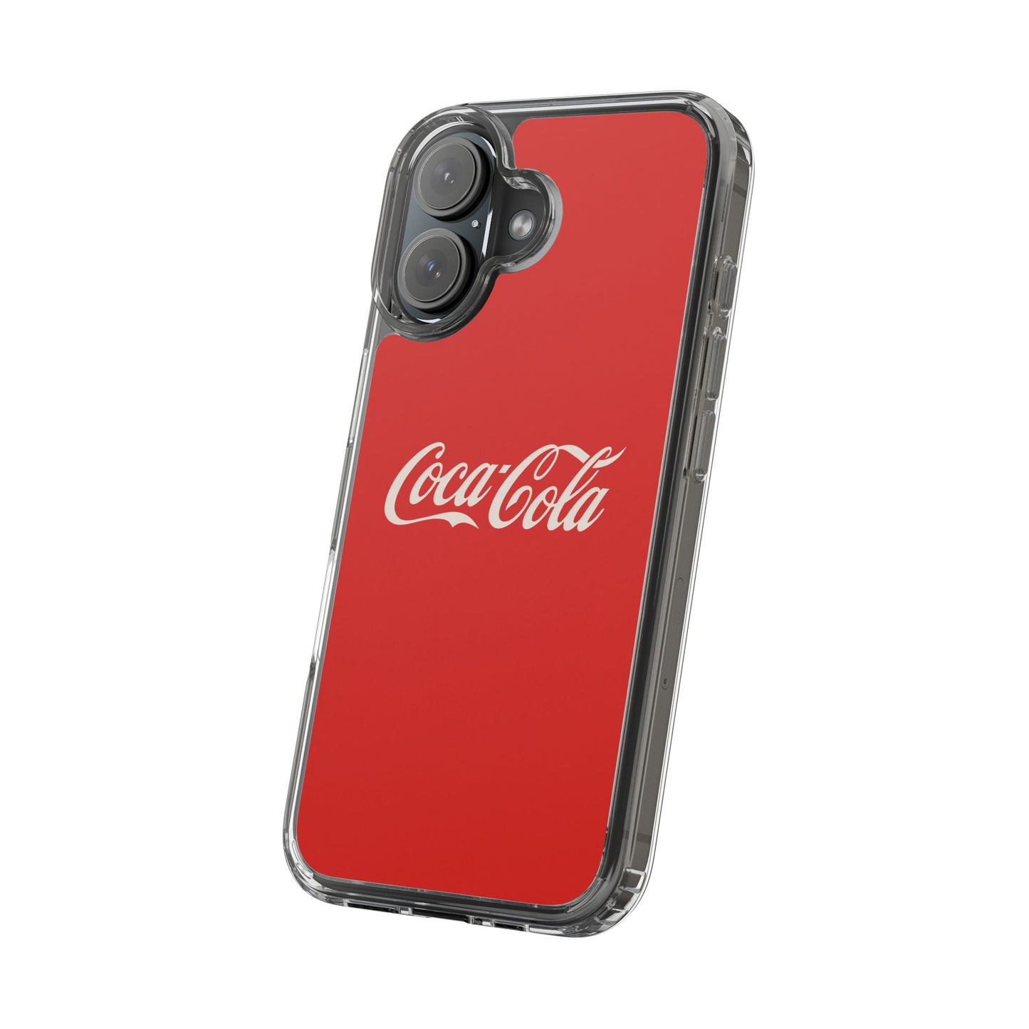Coca-Cola Clear Phone Cases, Retro Style, Gift for Cola Lovers, Trendy Accessories, Customizable Phone Cover, Fun Collectible
