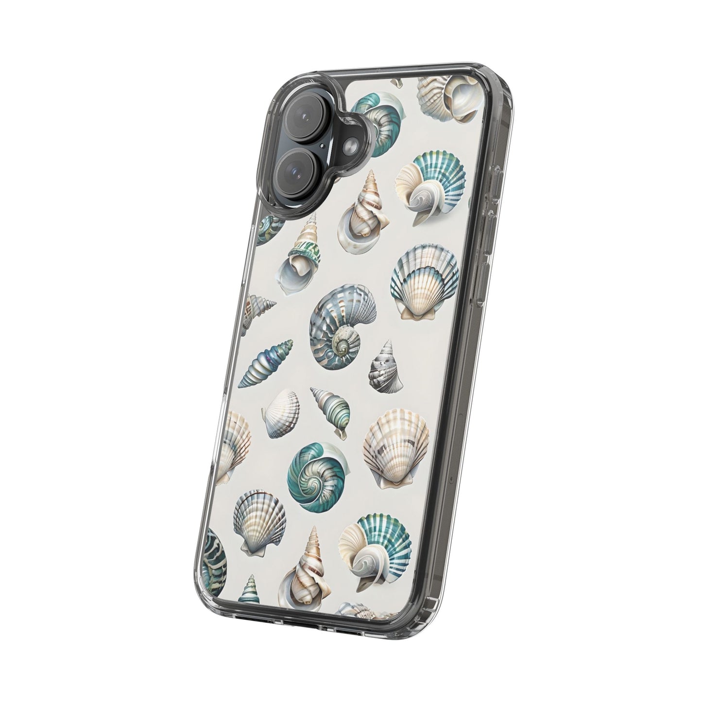 Seashell Clear Phone Case - Coastal Beach Decor