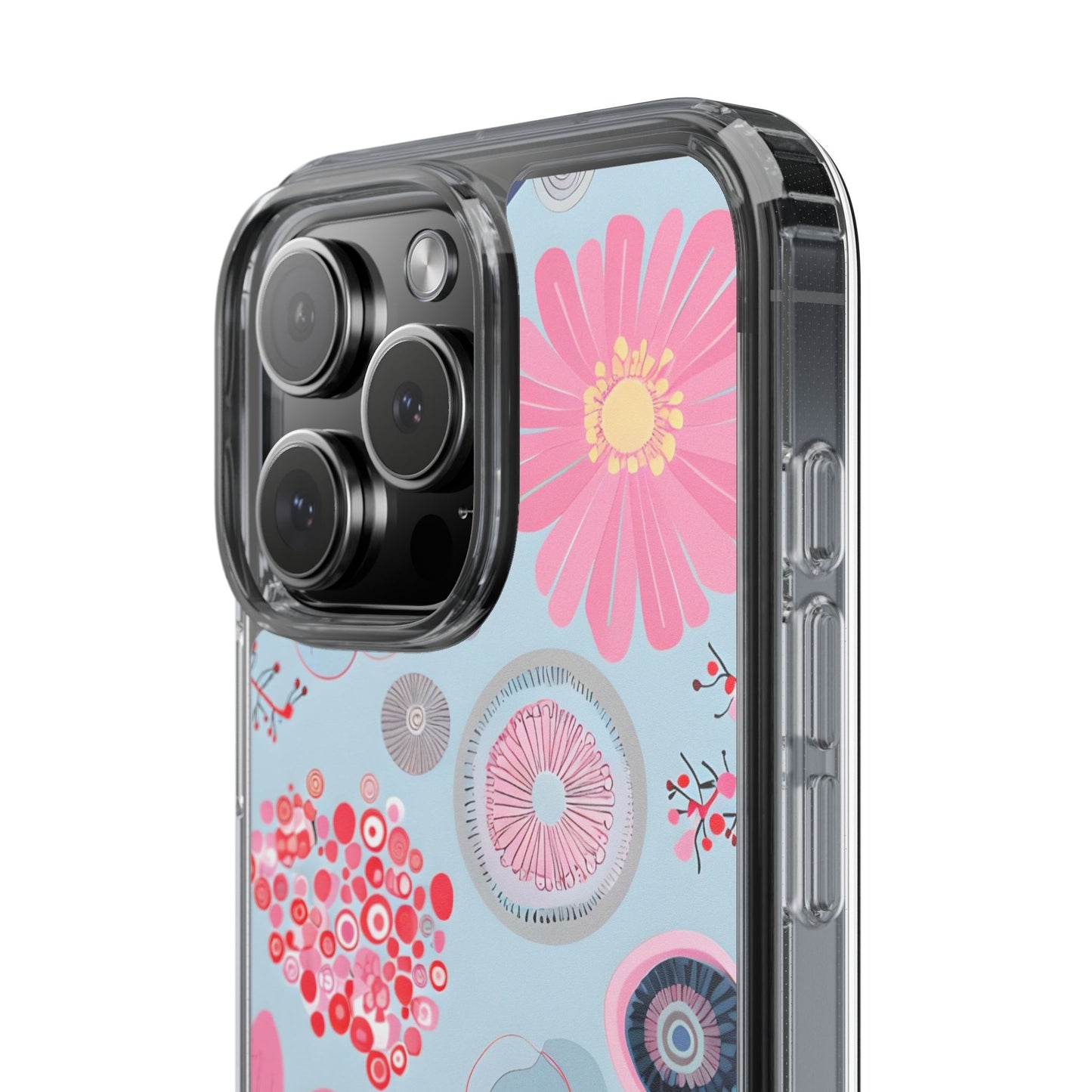 Floral Clear Phone Case - Bright & Colorful Design for Flower Lovers
