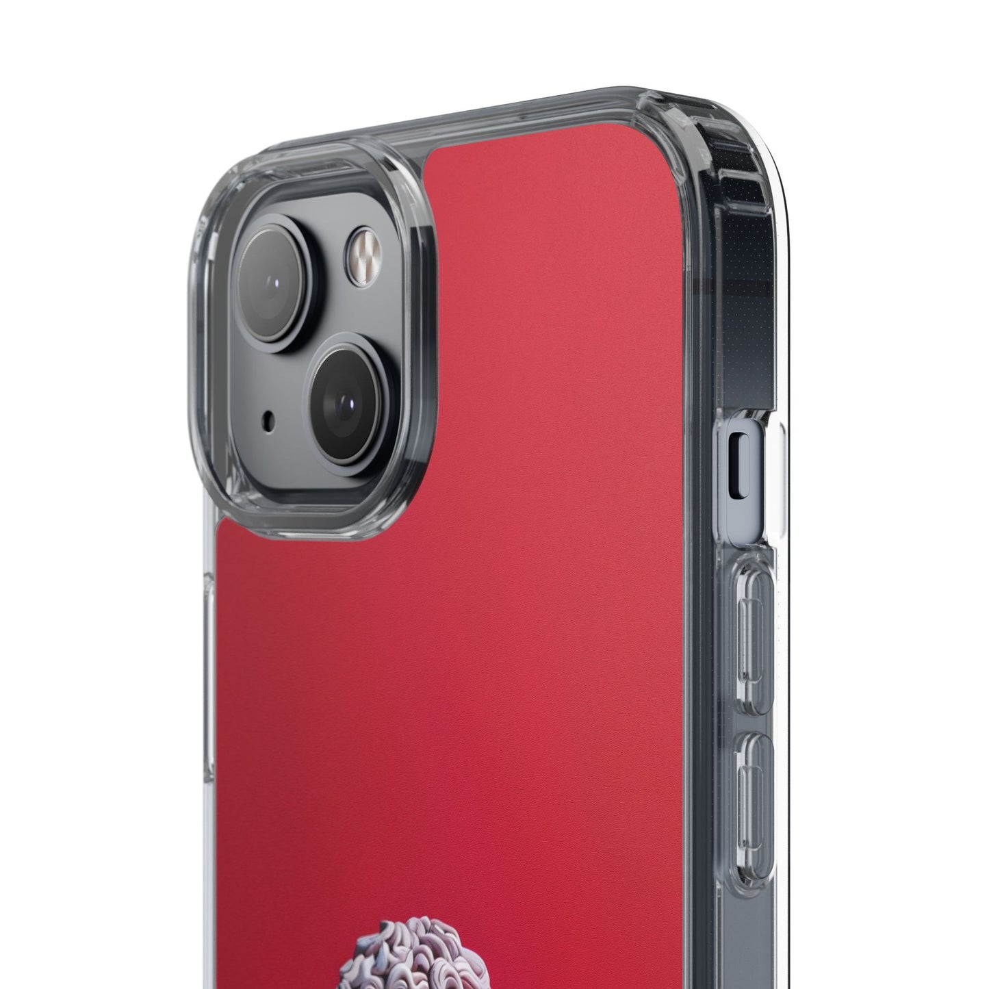 Clear Case with Smiley Face Design