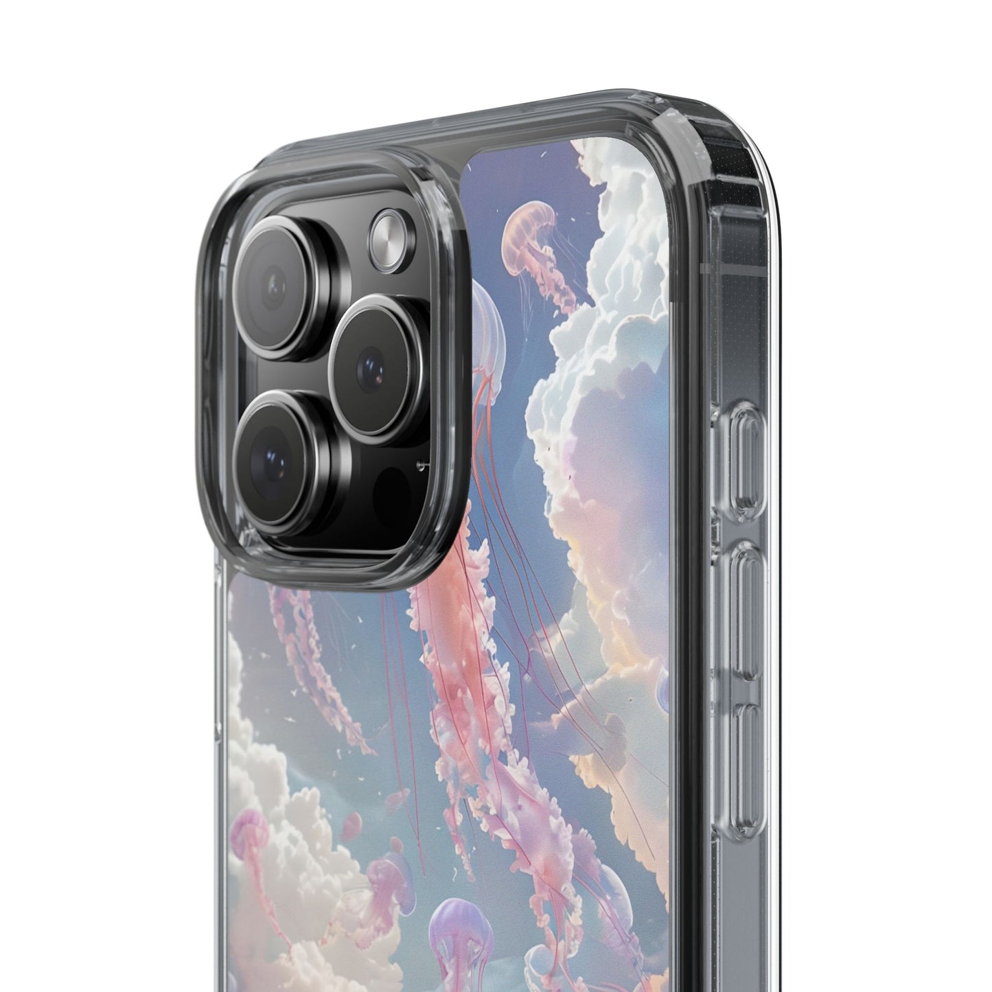 Dreamy Jellyfish Clear Phone Case - Aesthetic Ocean Design