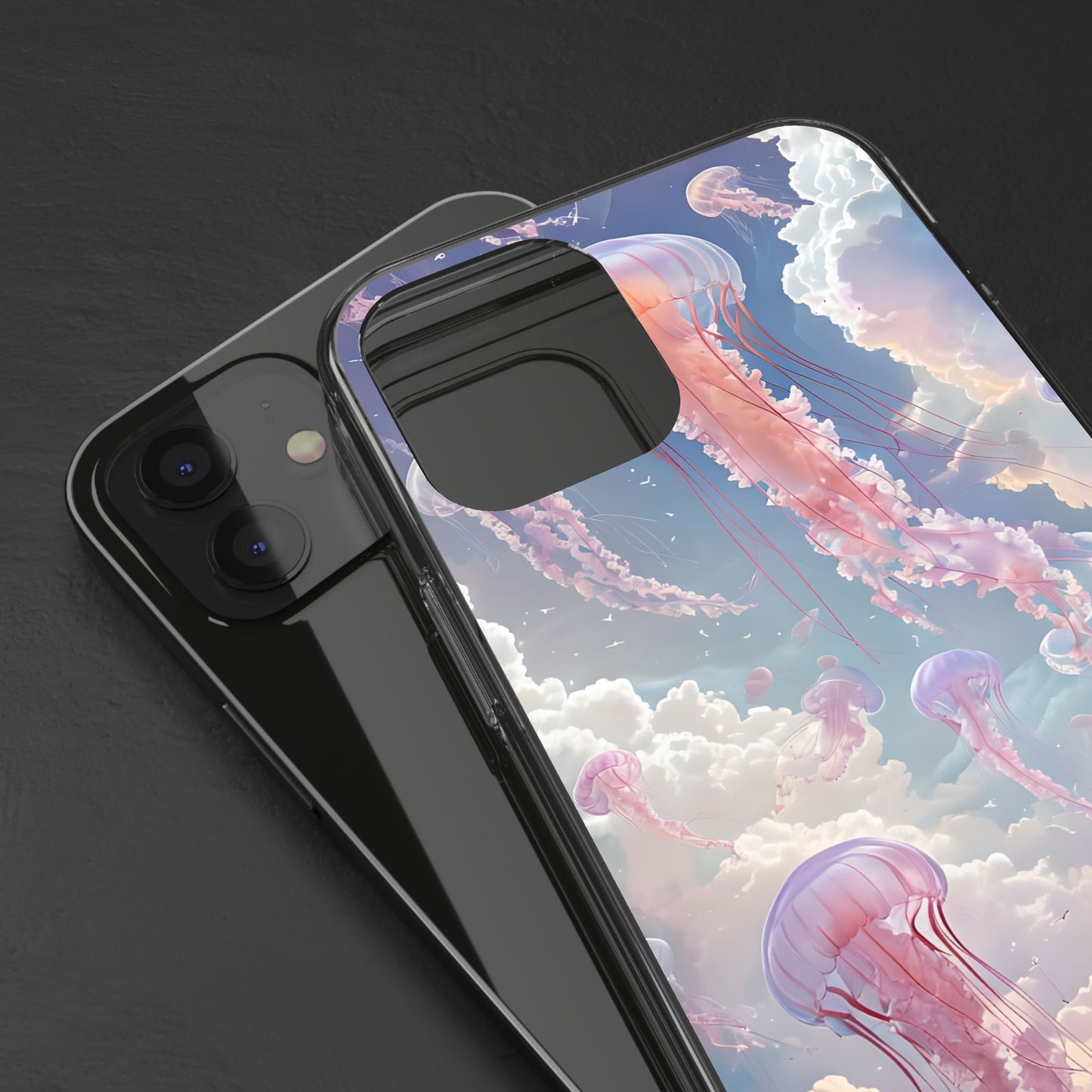 Dreamy Jellyfish Clear Phone Case - Aesthetic Ocean Design