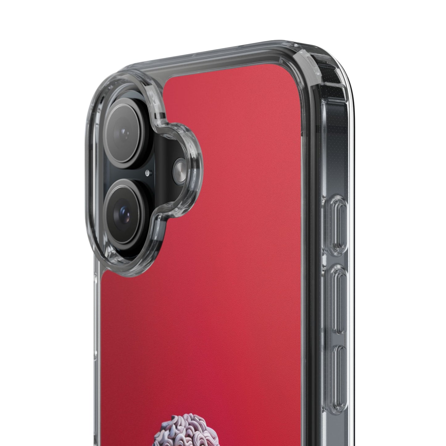 Clear Case with Smiley Face Design