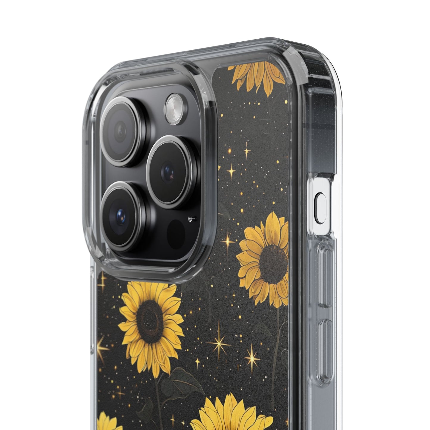 Sunflower Clear Phone Case - Floral Design for Nature Lovers